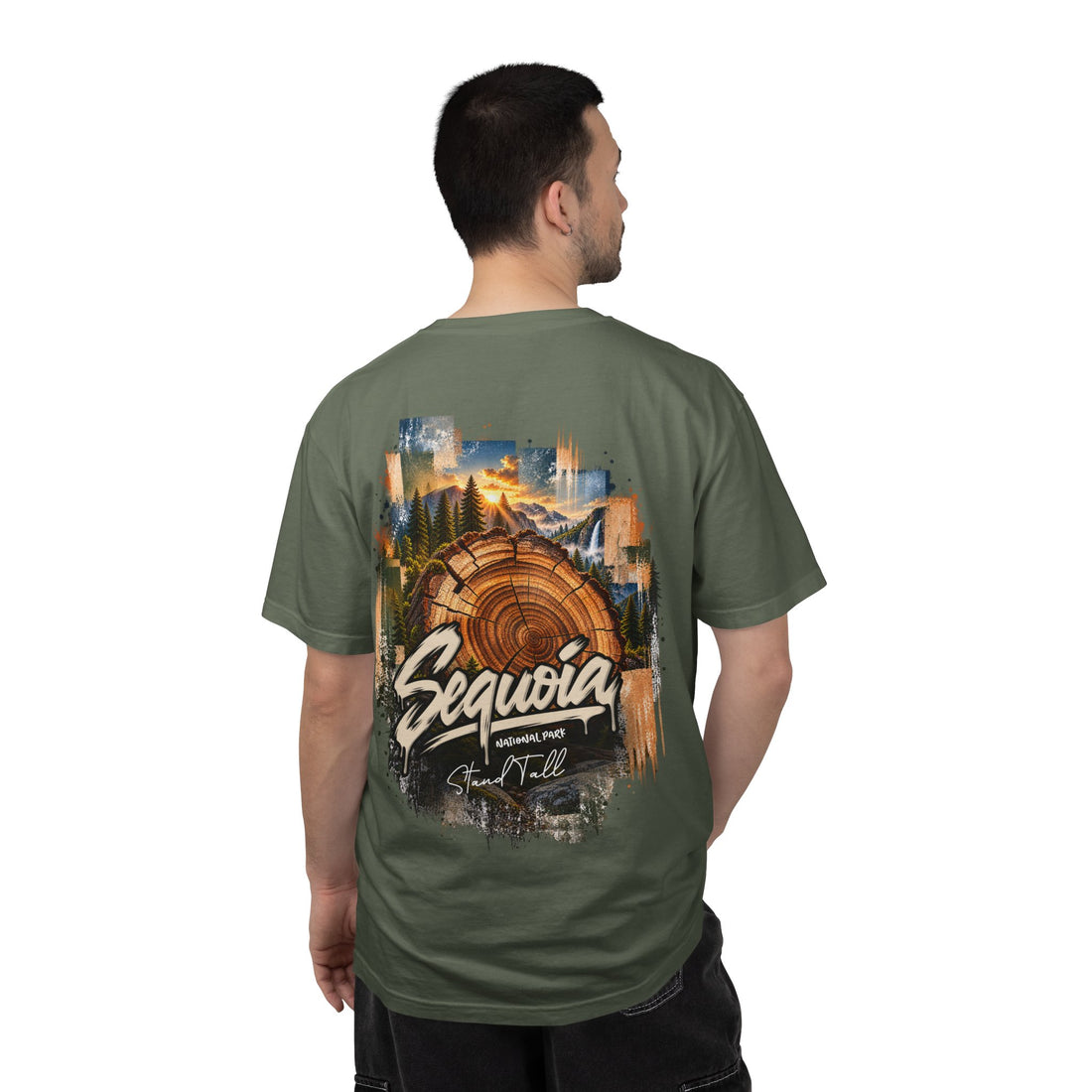 Sequoia National Park – Tree Rings Stand Tall Graphic T-Shirt