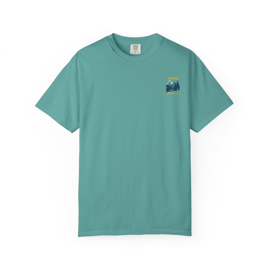 Olympic National Park landscape T-Shirt | mountain lake forest tee