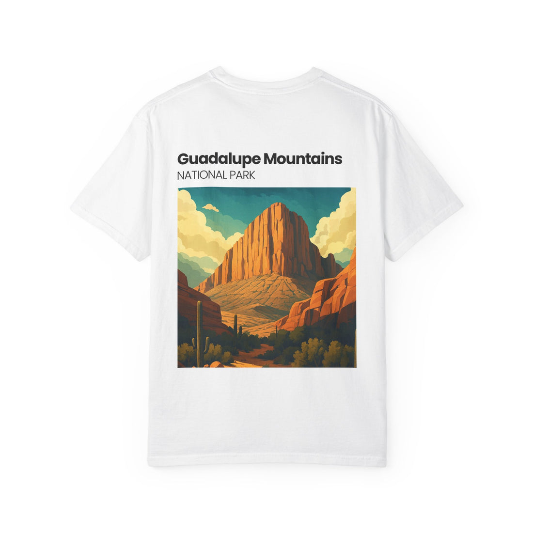 Guadalupe Mountains National Park T-Shirt | Desert Landscape Poster Tee