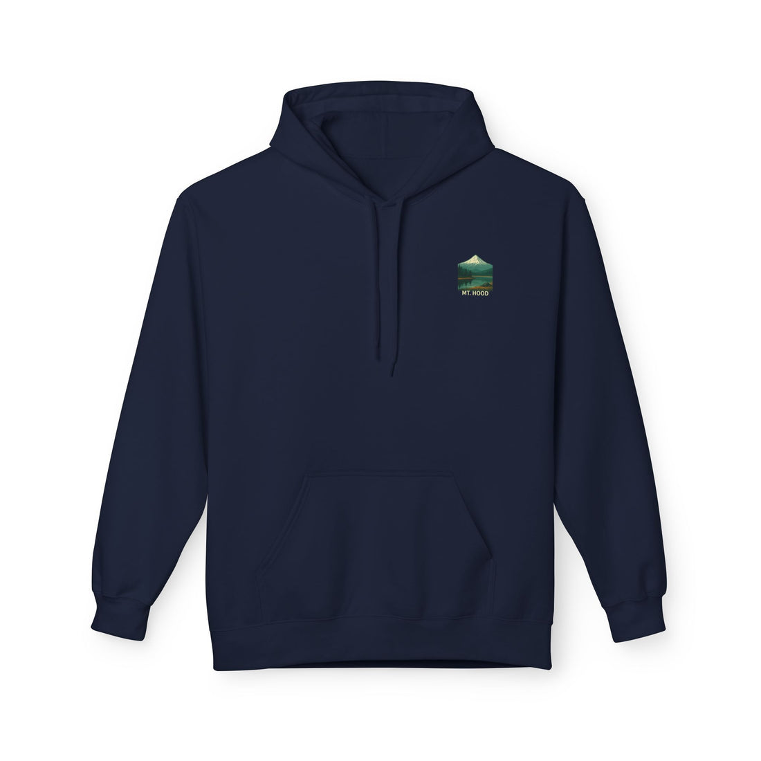 Mt. Hood National Park landscape Hoodie | Vintage mountain poster design