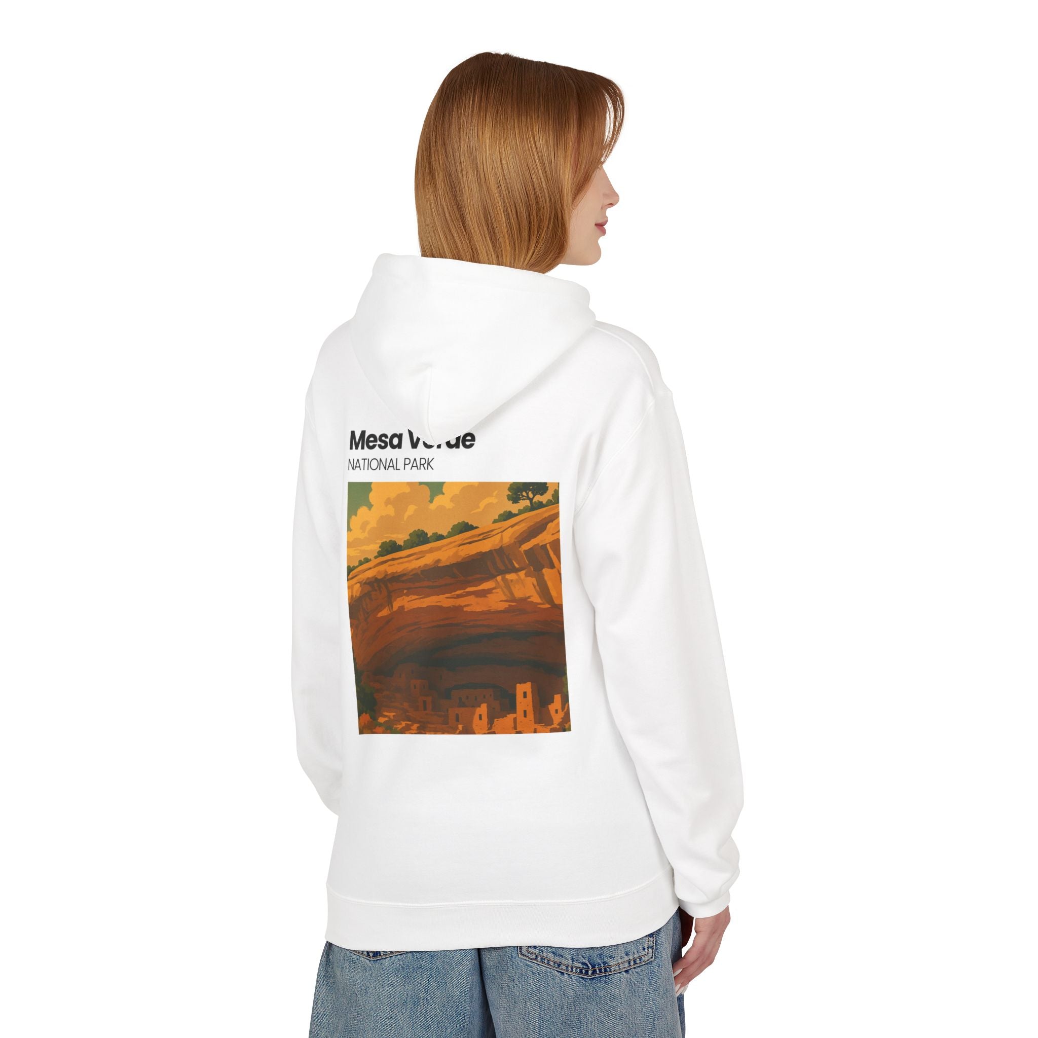 Mesa Verde National Park Hoodie | Cliff Dwelling Landscape Print