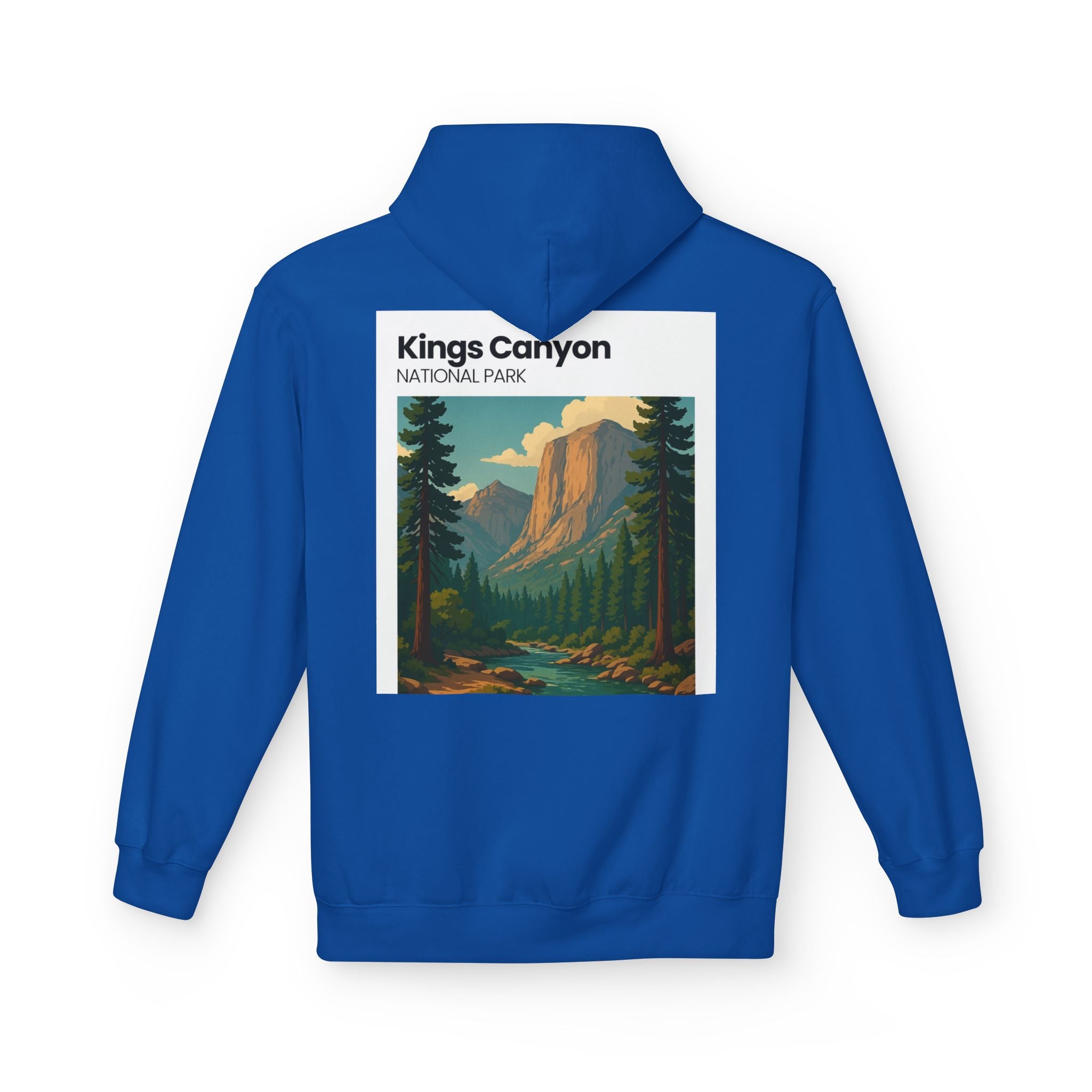 Kings Canyon National Park Hoodie | Vintage Landscape Graphic