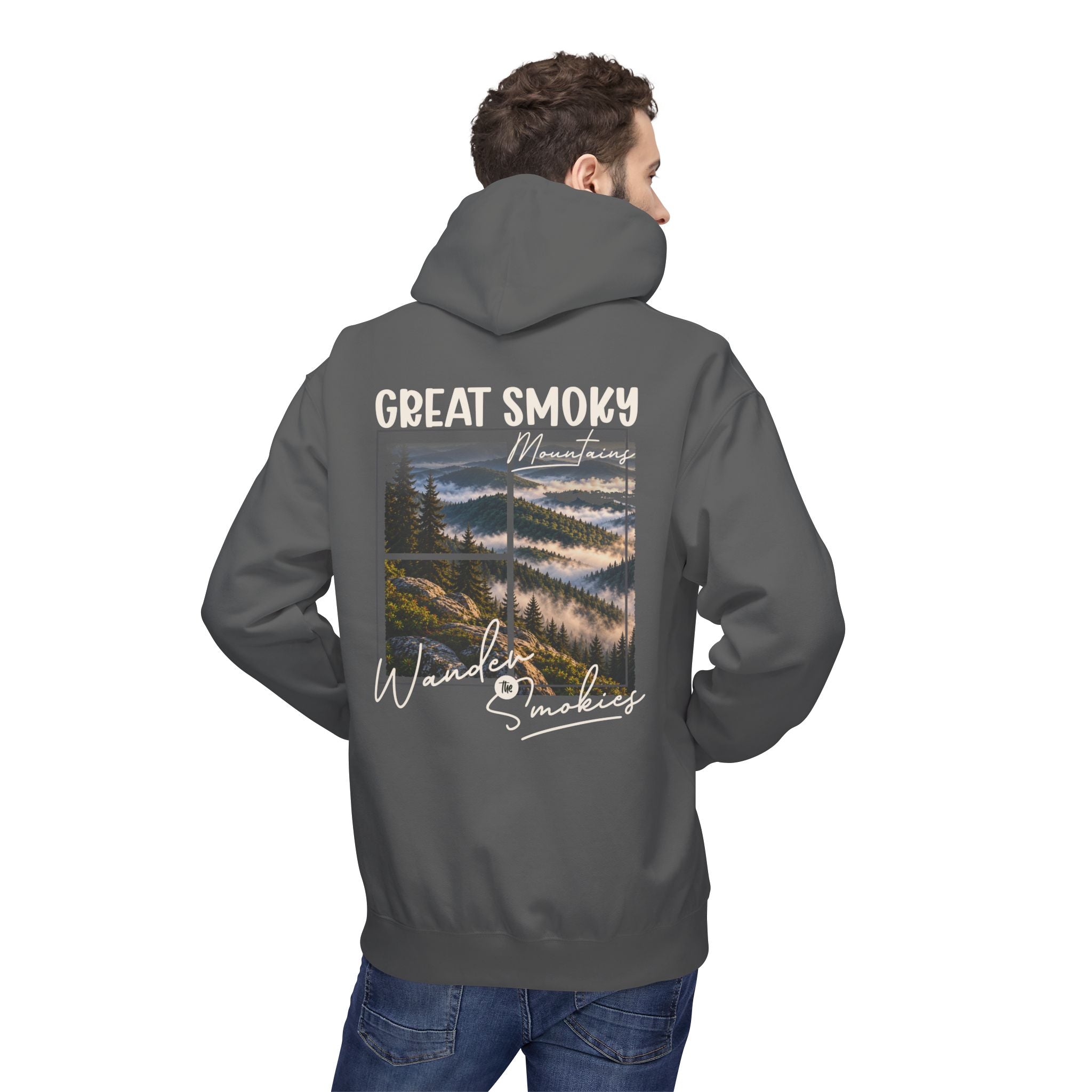 Great Smoky Mountains Misty Ridges Graphic hoodie