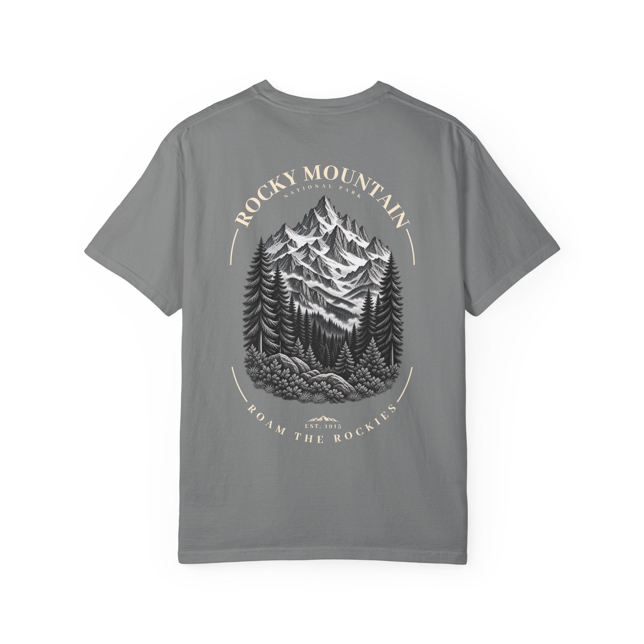 Rocky Mountain National Park Mountain Range Graphic T-Shirt
