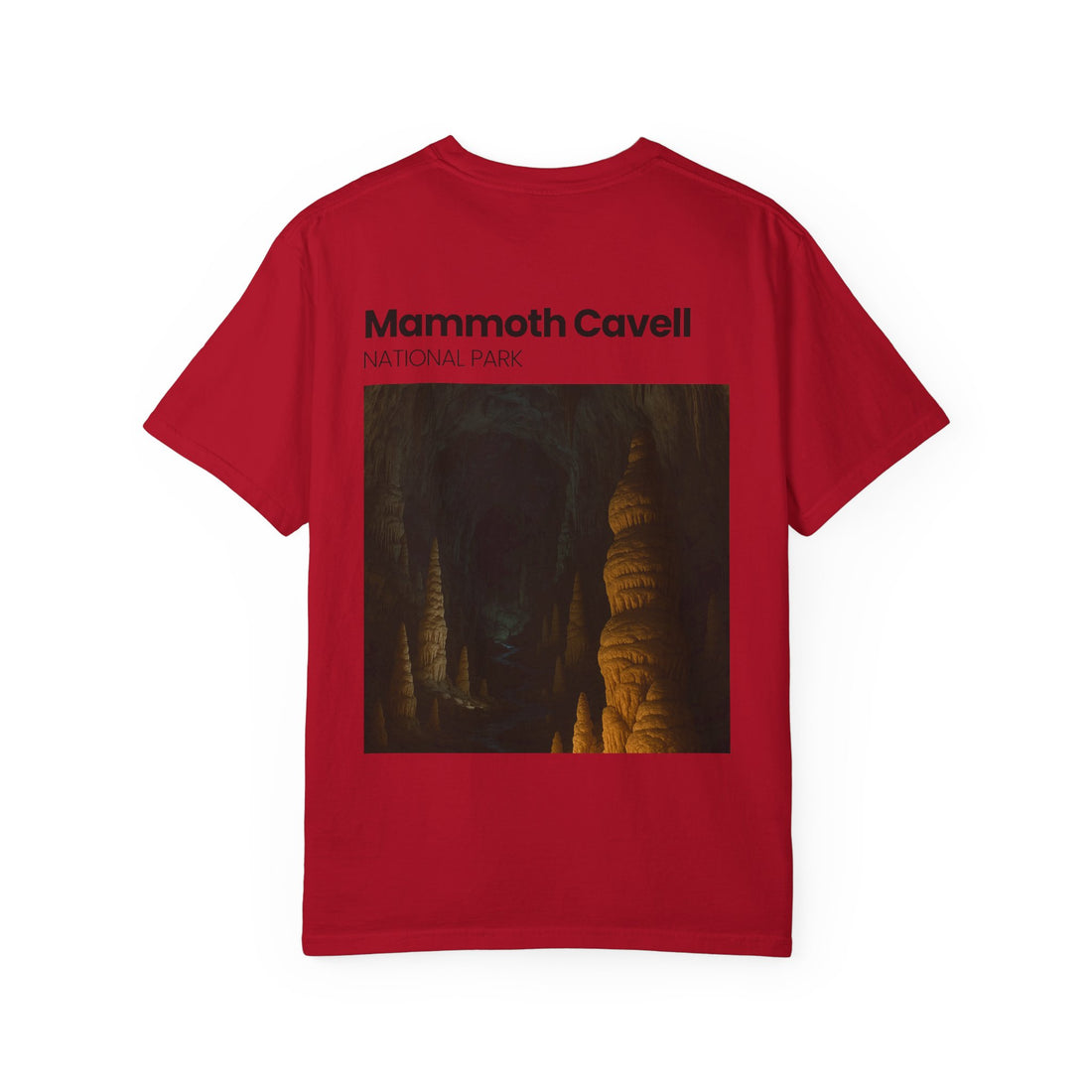 Mammoth Cavell National Park T-shirt | Cave Stalactite Photo Tee