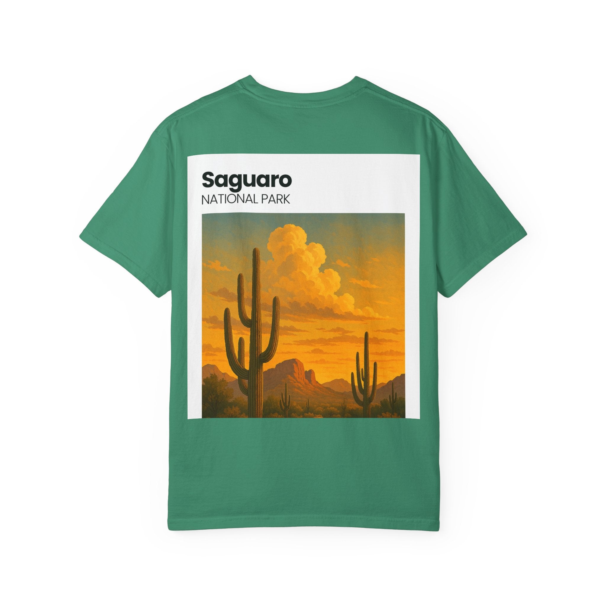 Saguaro National Park Sunset T-Shirt | Desert Cactus Graphic