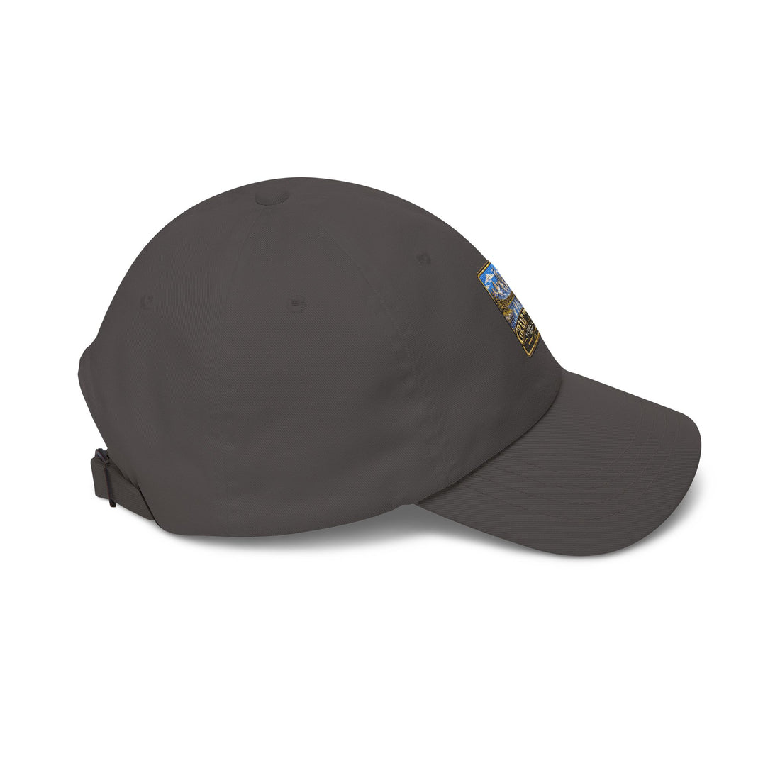 Grand Teton National Park Lake Reflection Square Logo Dad Cap