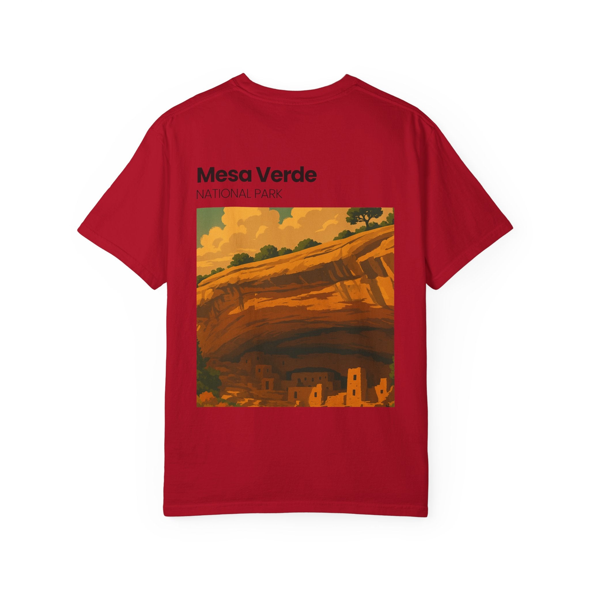 Mesa Verde National Park T-Shirt | Cliff Dwelling Vintage Poster Design