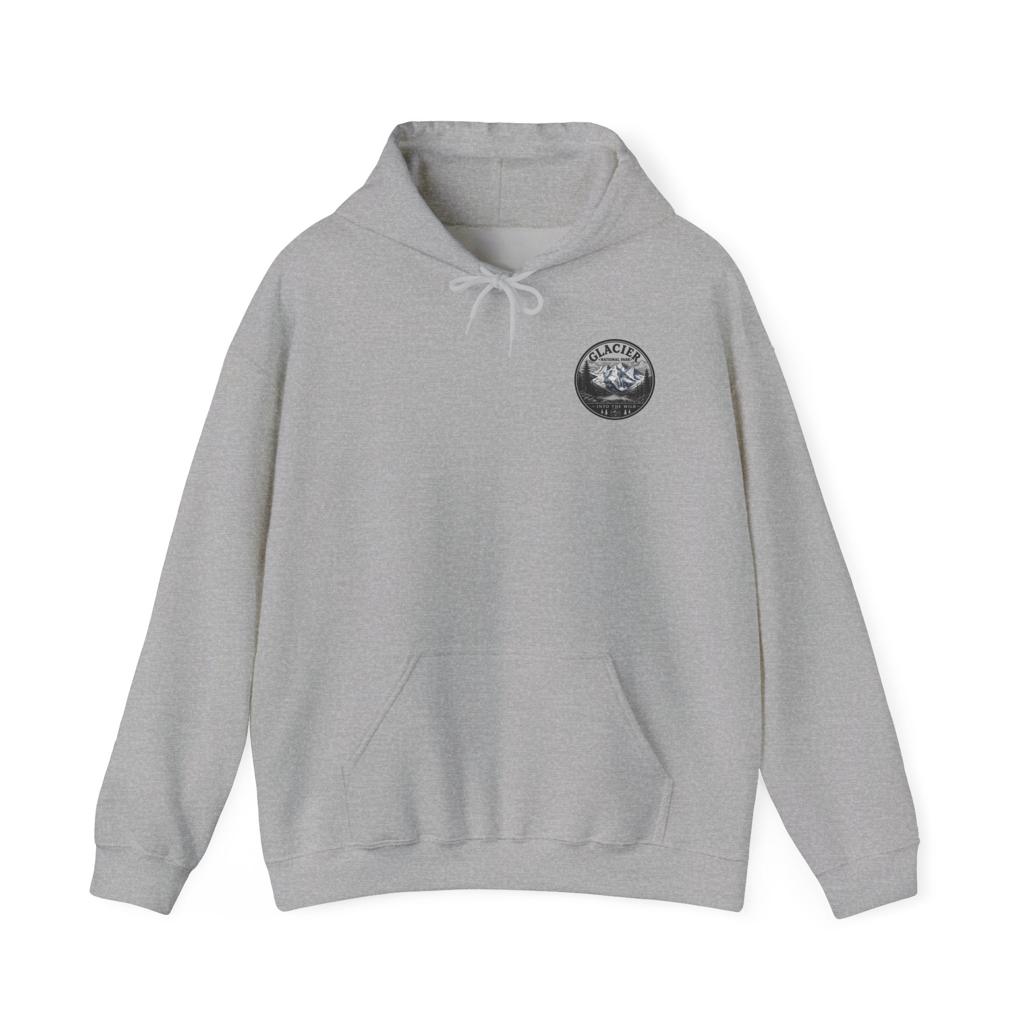 Glacier National Park Snowy Peaks Hoodie1