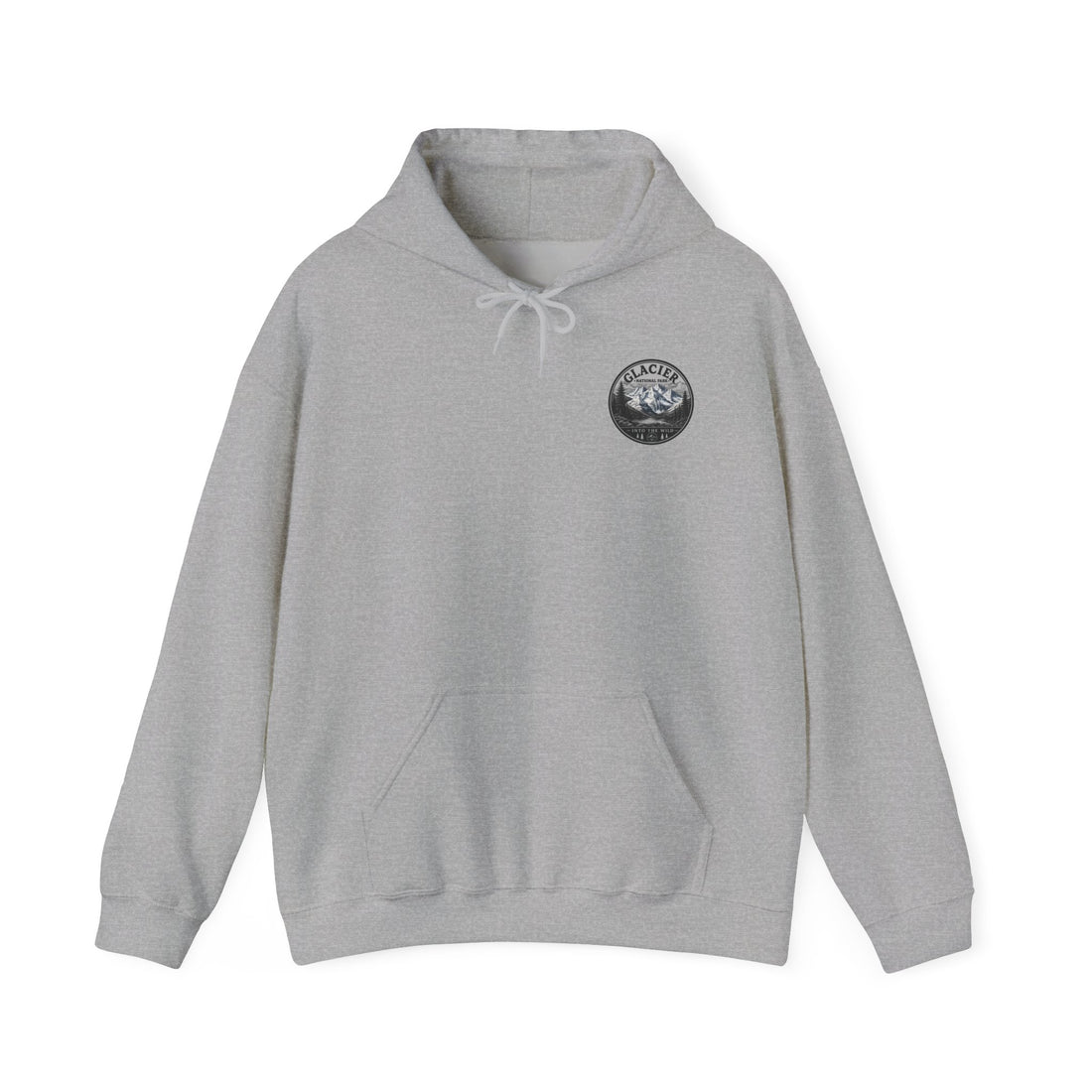 Glacier National Park Snowy Peaks Hoodie1