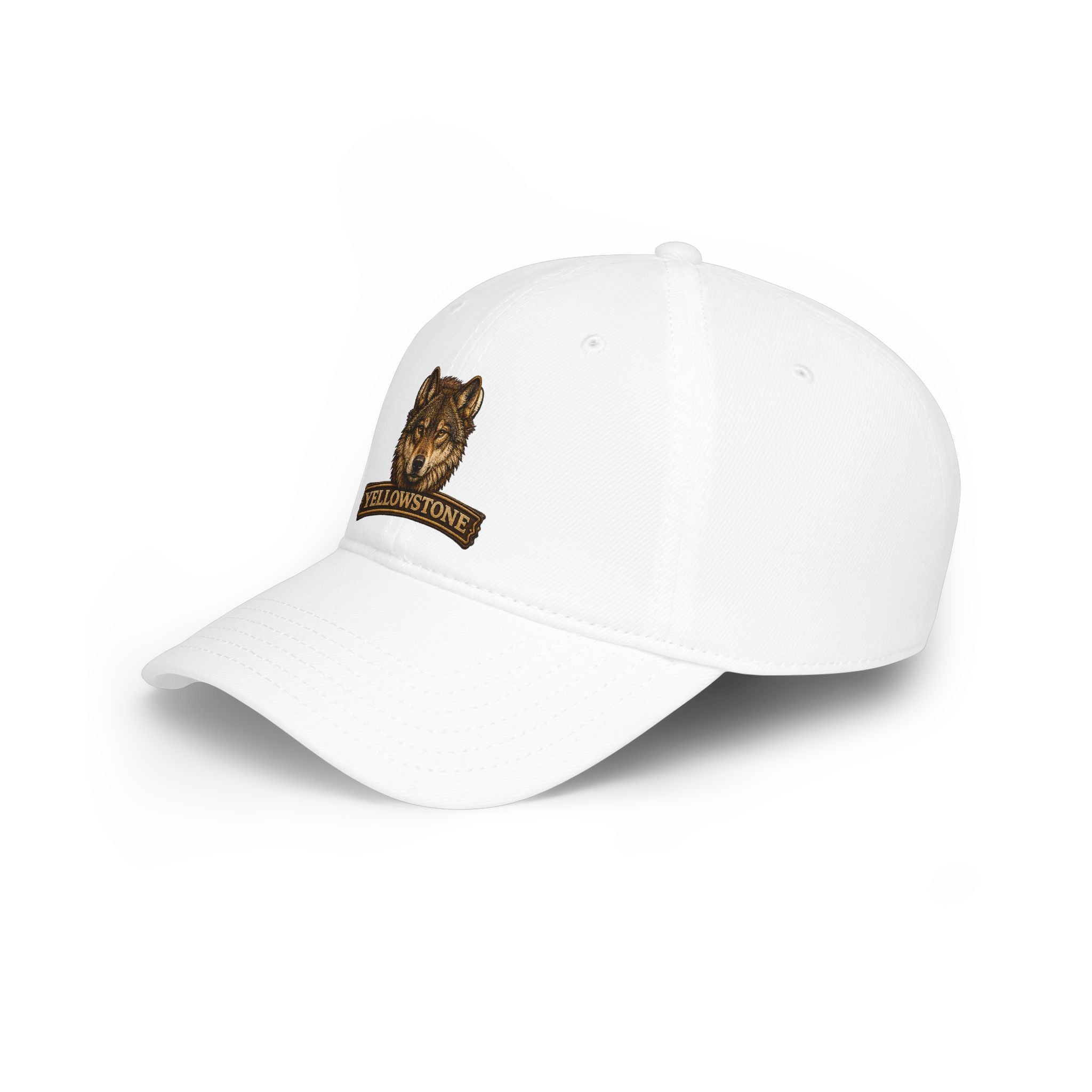 Yellowstone Wolf Dad Hat | Premium Embroidered National Park Cap