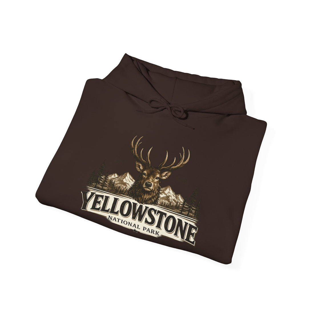Yellowstone Elk Hoodie – Where the Wild Still Roams