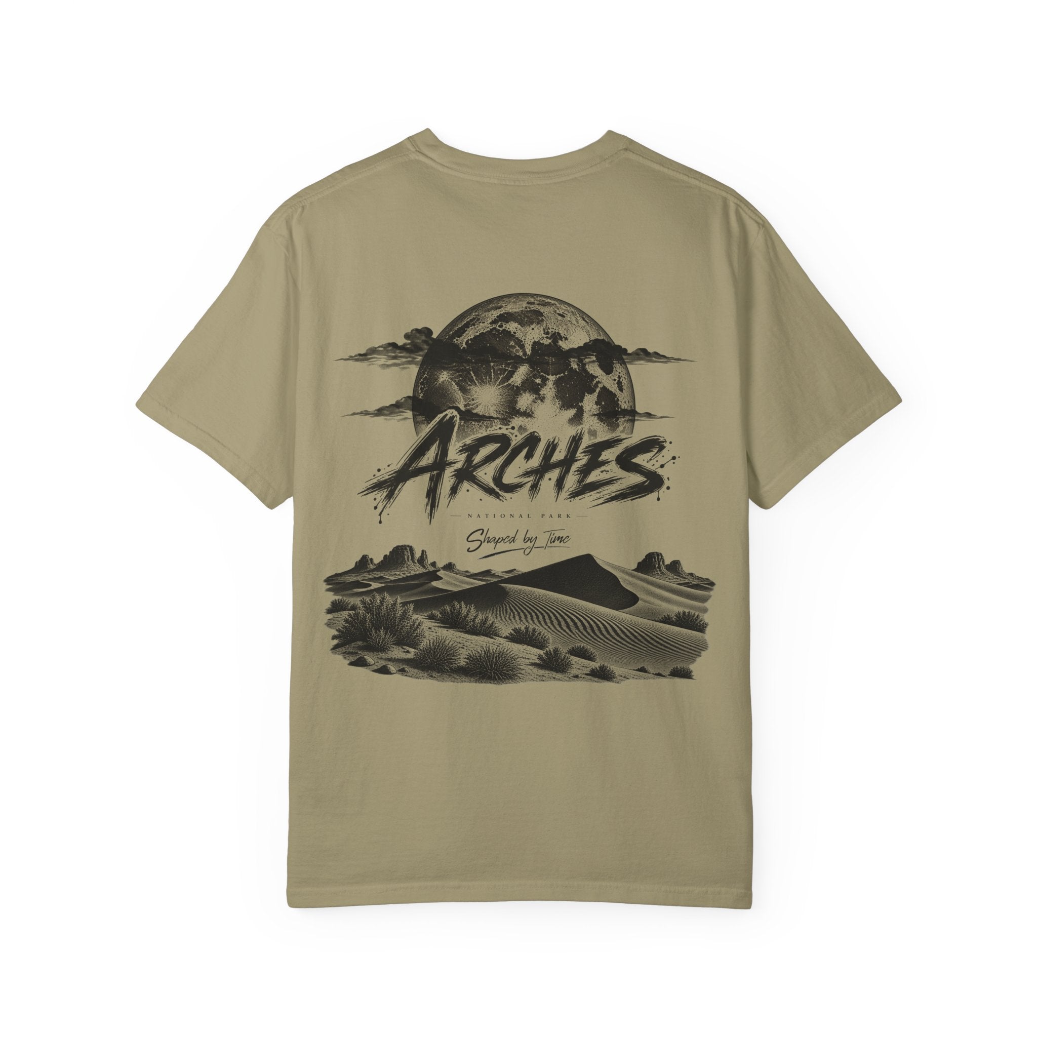 Arches National Park Desert Moon Graphic T-Shirt