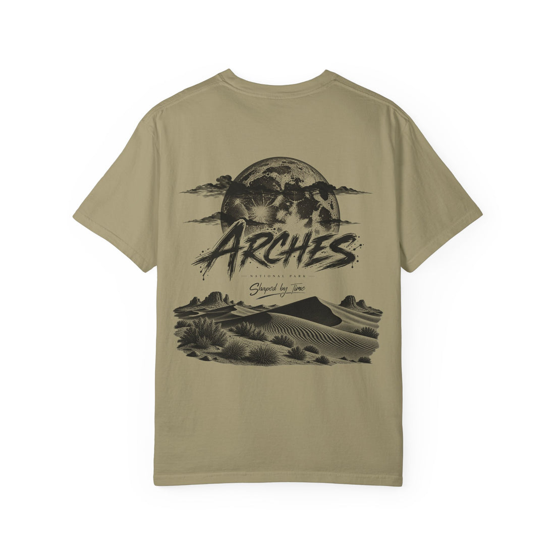 Arches National Park Desert Moon Graphic T-Shirt