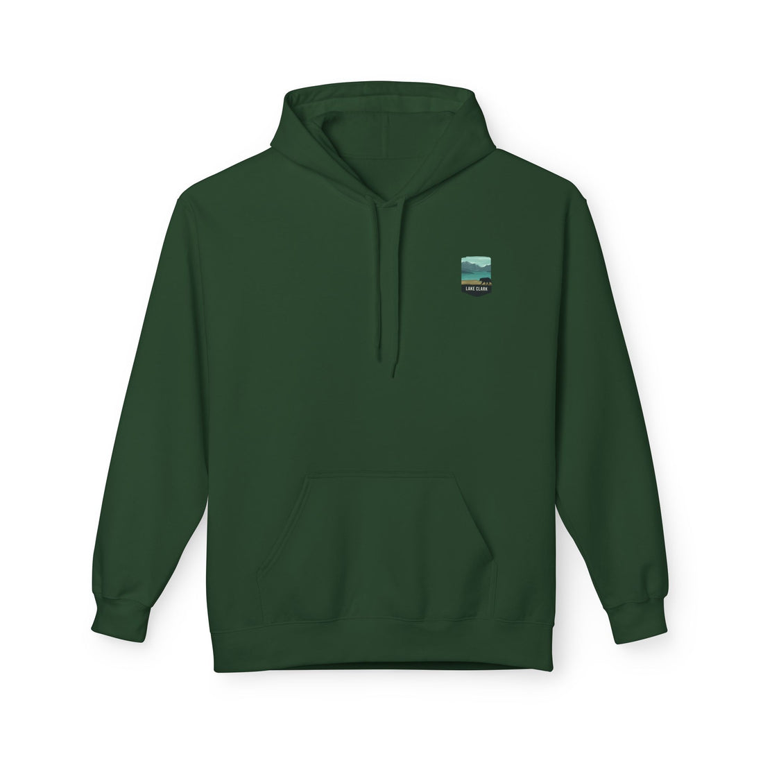Lake Clark National Park vintage landscape Hoodie | Mountain Lake Seaplane