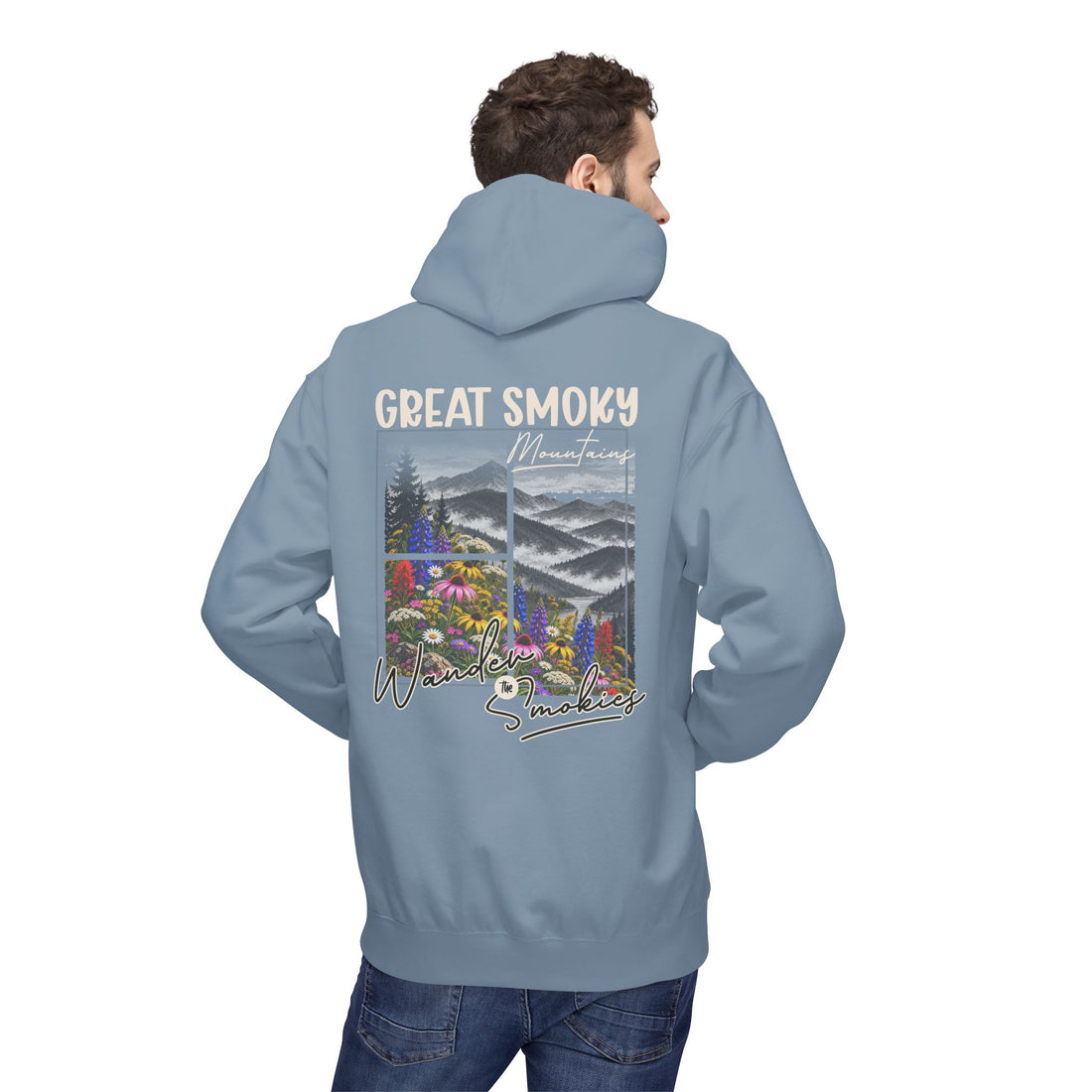 Great Smoky Mountains Wildflowers Graphic hoodie