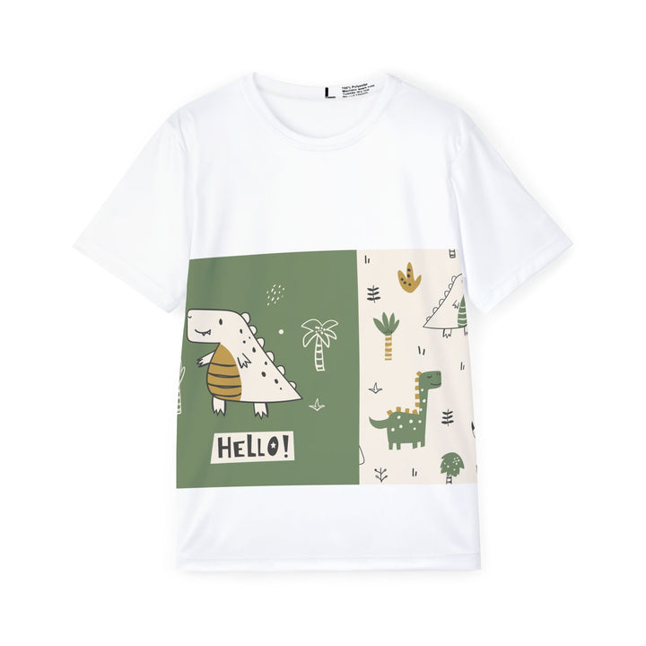 Dinosaur Graphic Sports Jersey - Fun & Playful Tee for Kids