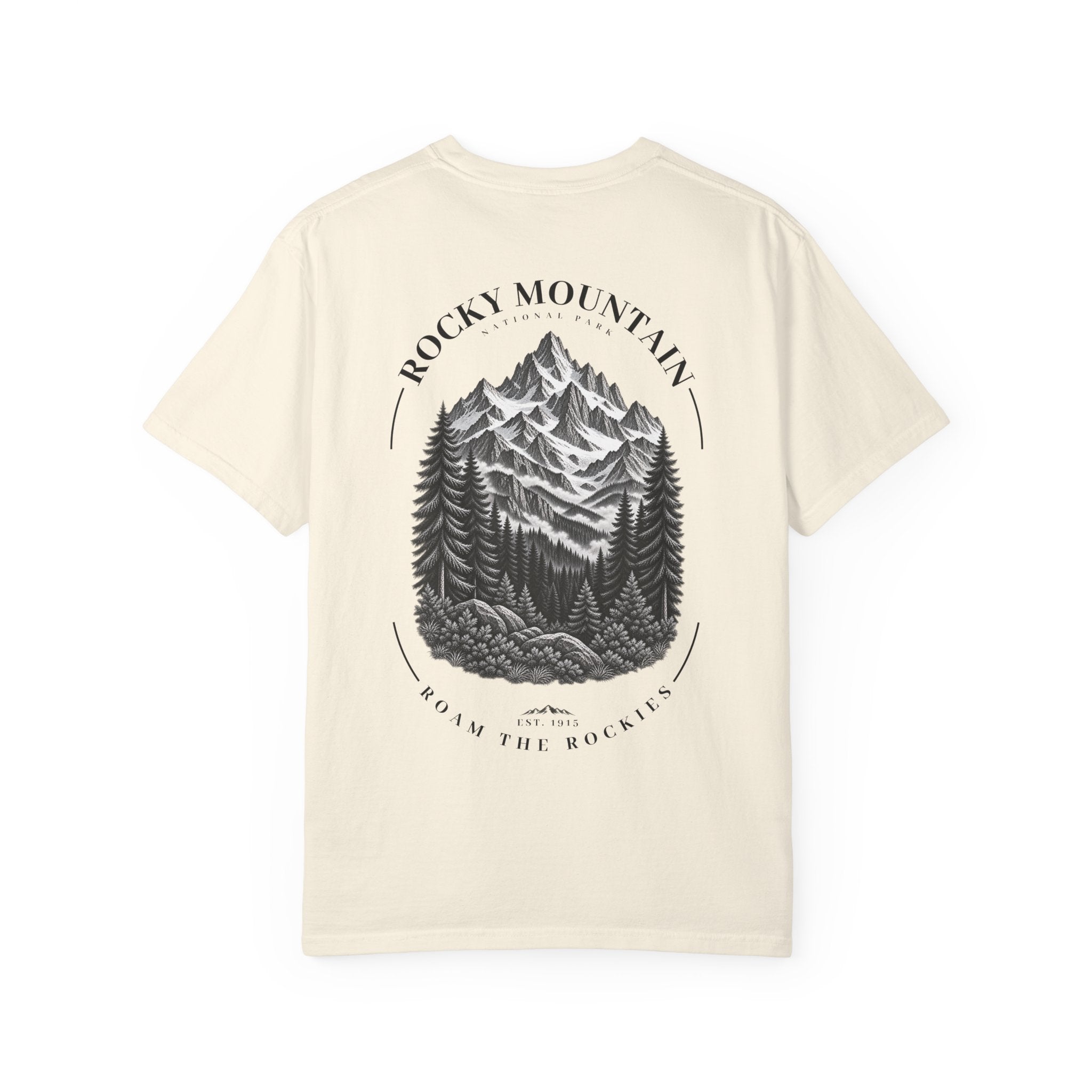 Rocky Mountain National Park Mountain Range Graphic T-Shirt
