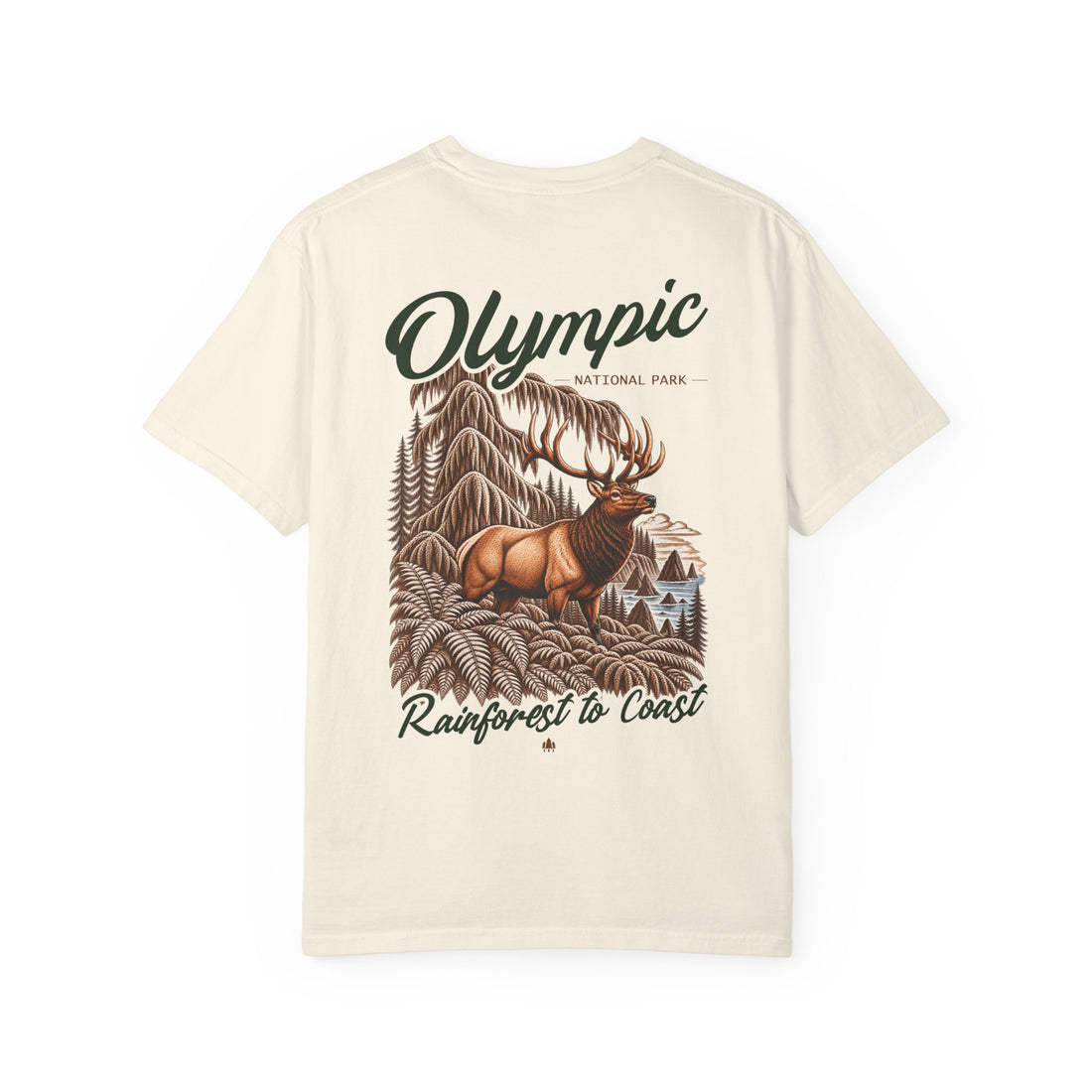 Olympic National Park Roosevelt Elk Graphic T-Shirt