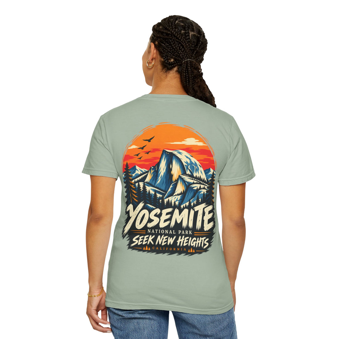 Yosemite National Park Half Dome – Seek New Heights T-Shirt