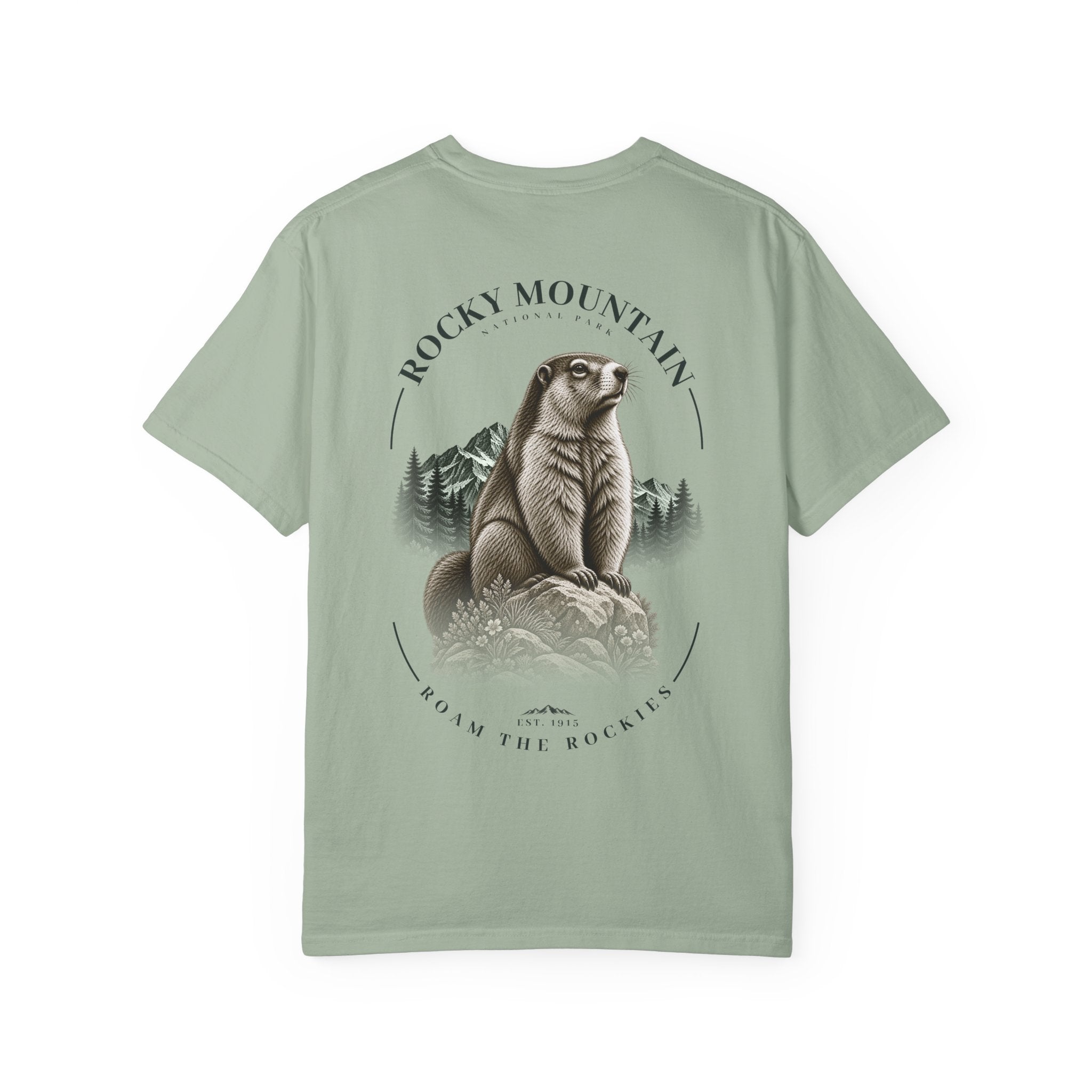 Rocky Mountain National Park Marmot Graphic T-Shirt