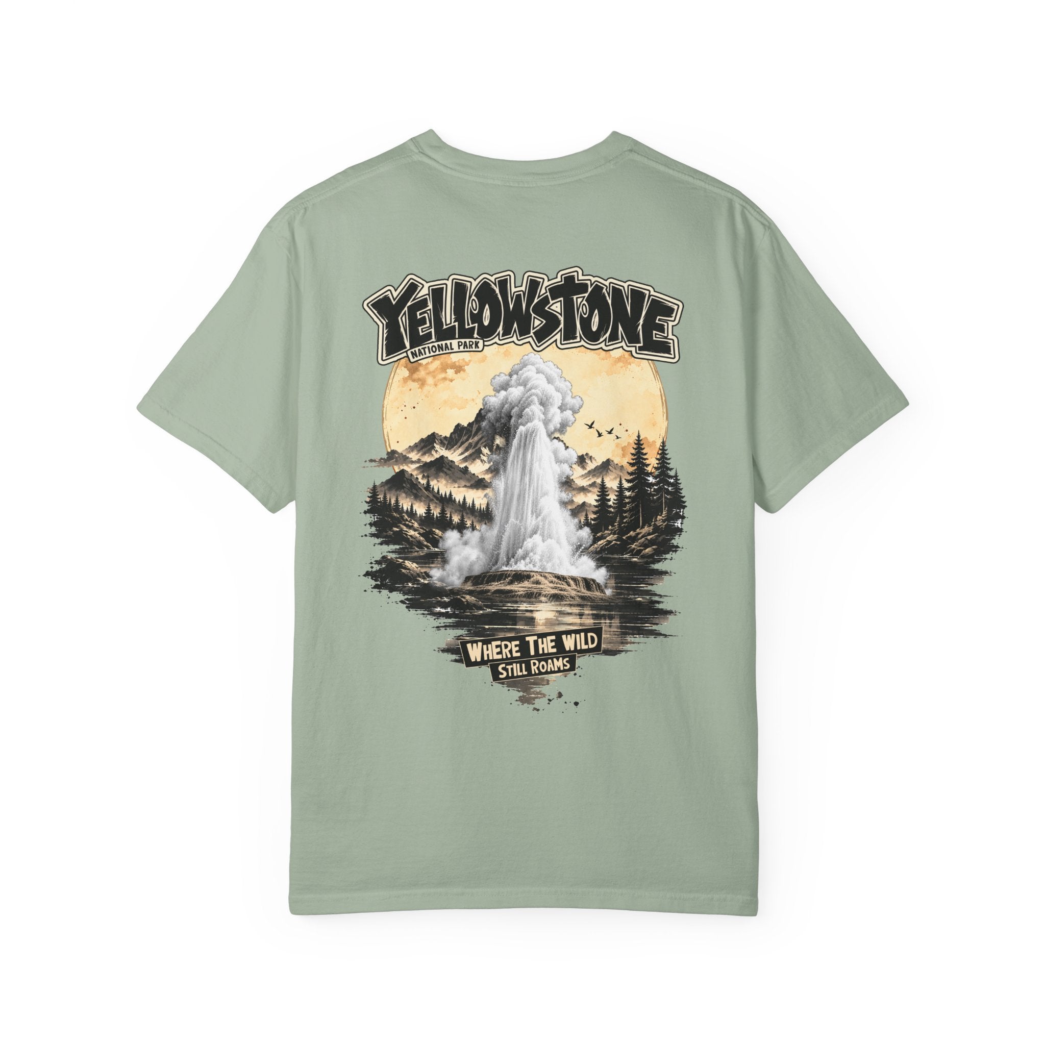 Yellowstone Old Faithful – Where the Wild Still Roams T-Shirt