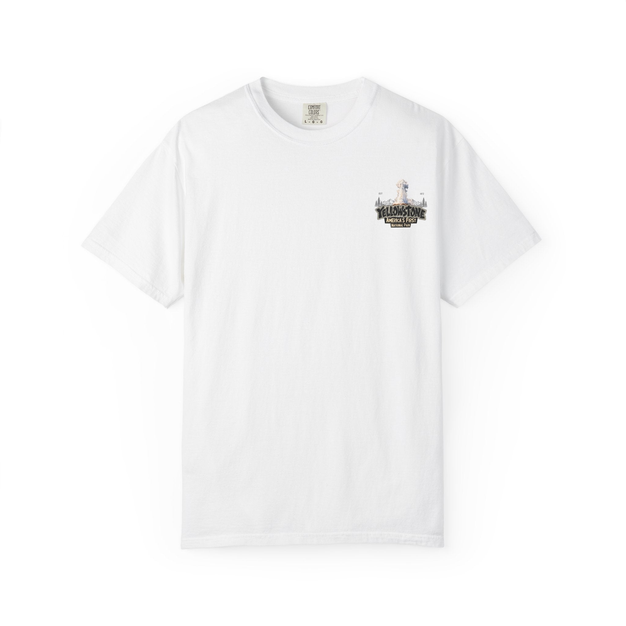 Yellowstone Old Faithful – Where the Wild Still Roams T-Shirt Model1