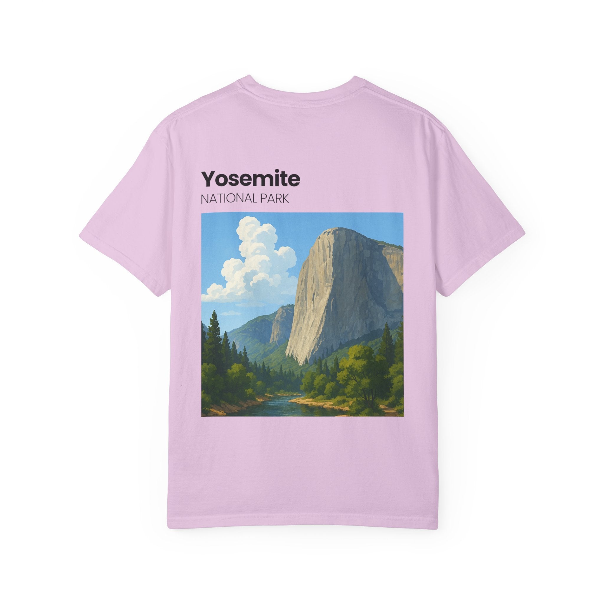Yosemite National Park Half Dome Landscape T-Shirt | Vintage Park Poster Tee