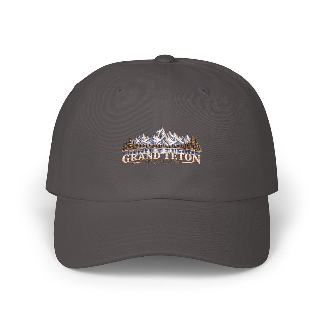 Grand Teton National Park Lake Reflection Dad Cap