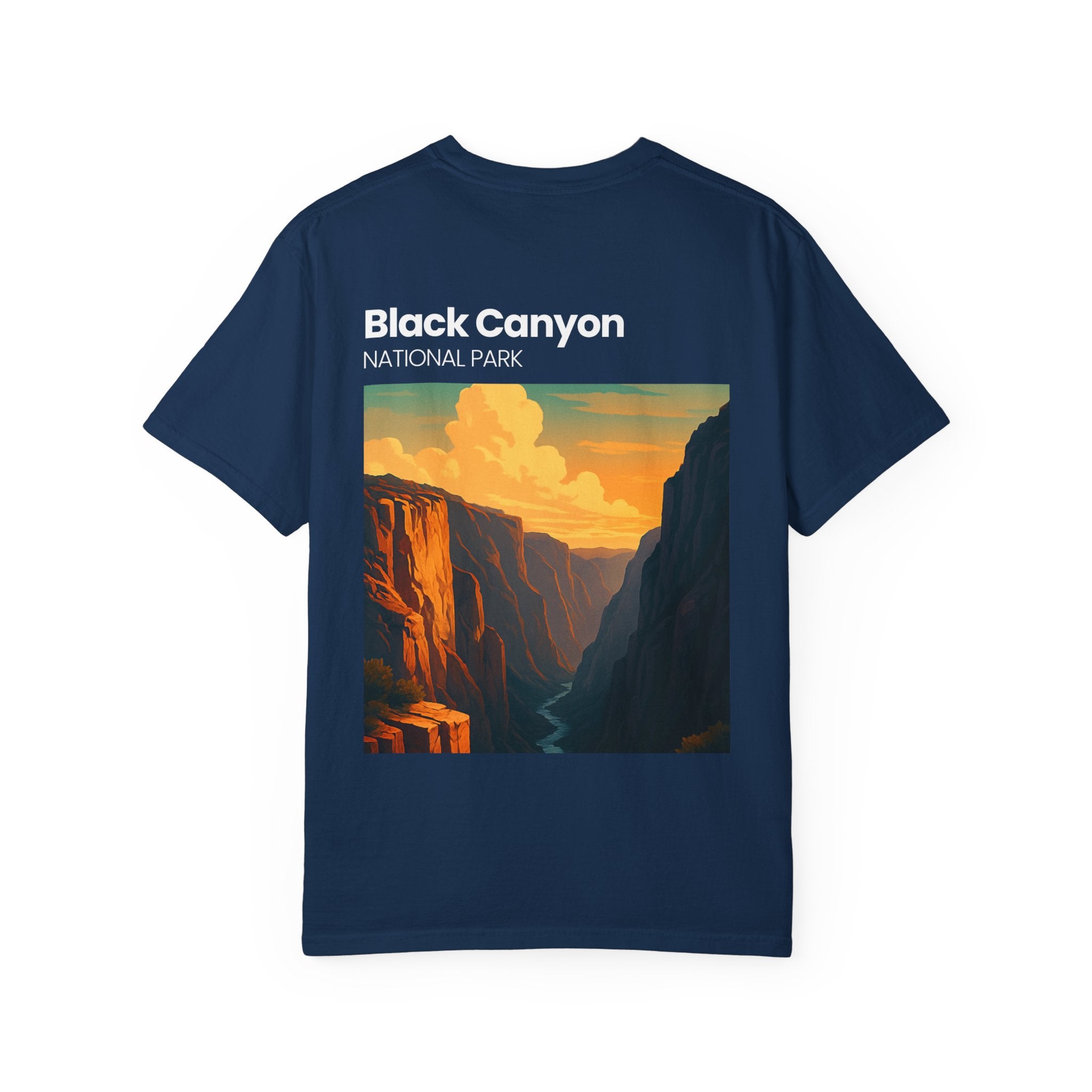 Black Canyon National Park landscape T-Shirt | Canyon Sunset Vista design