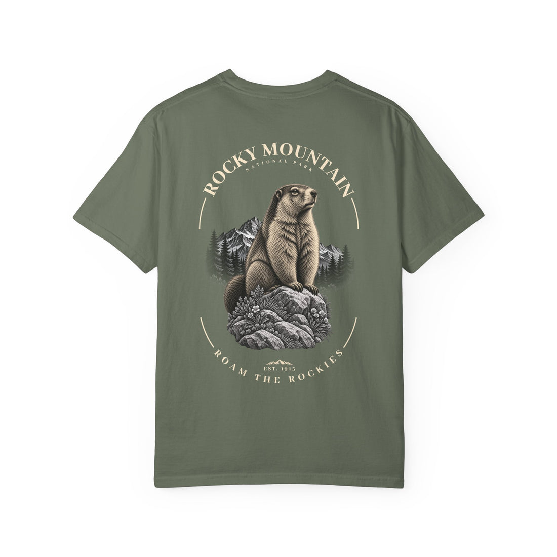 Rocky Mountain National Park Marmot Graphic T-Shirt