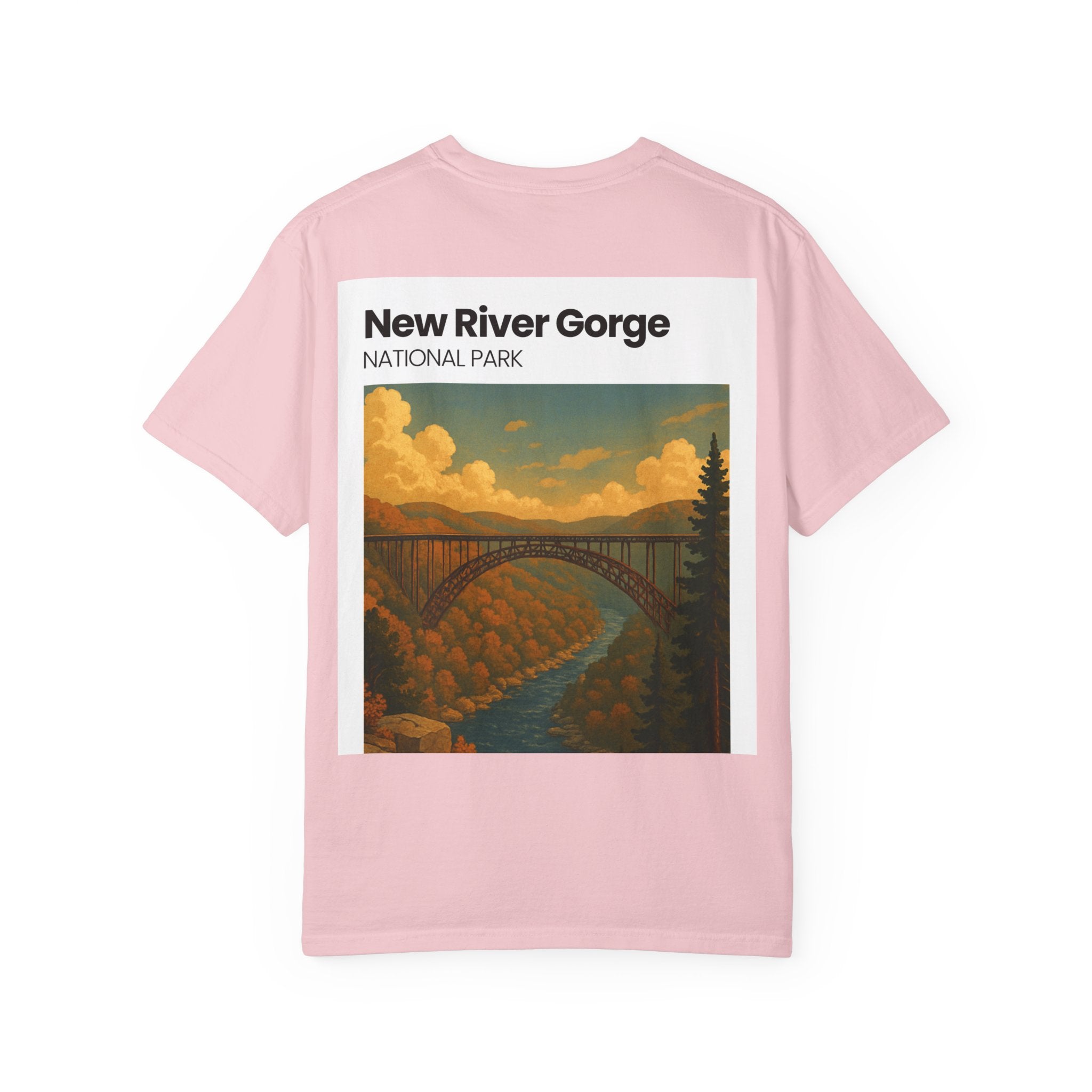 New River Gorge National Park Bridge T-Shirt | Vintage Landscape Tee