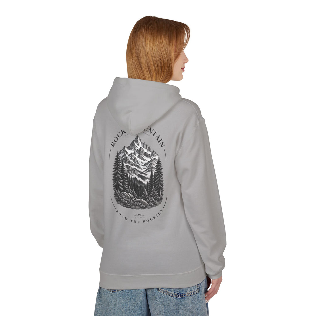 Rocky Mountain National Park Mountain Range Graphic Hoodie