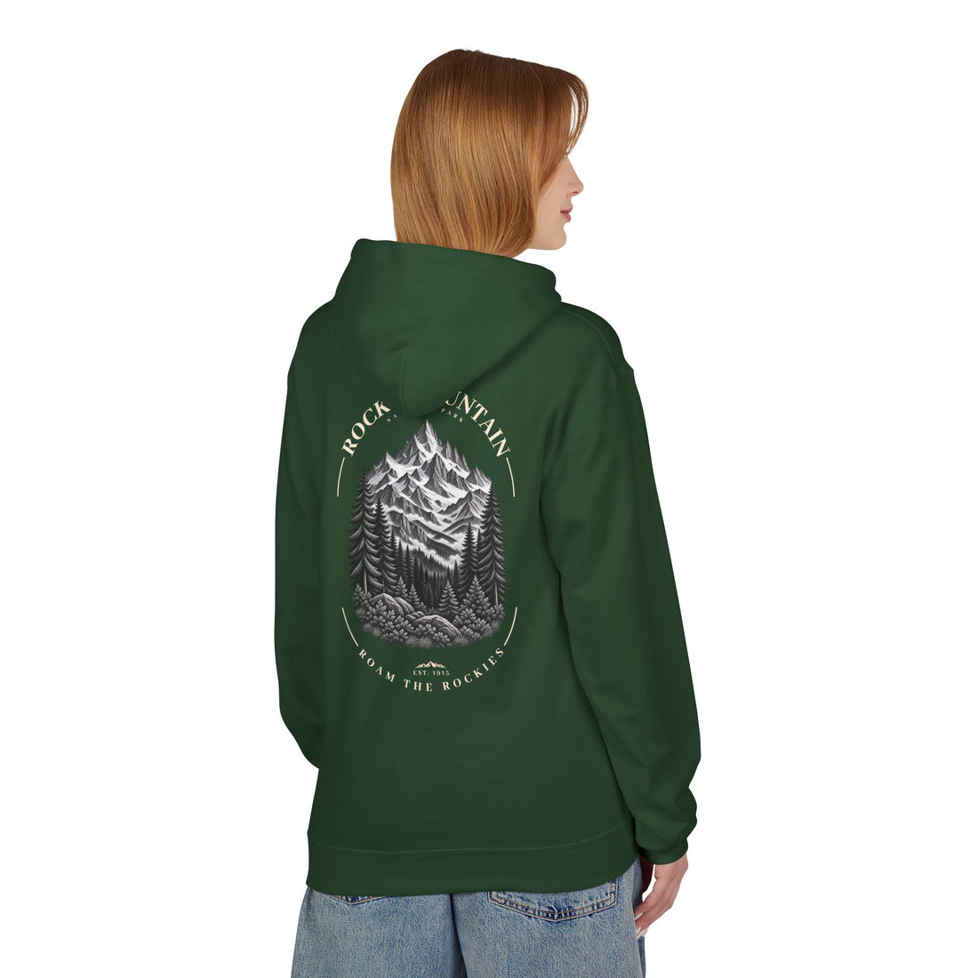 Rocky Mountain National Park Mountain Range Graphic Hoodie