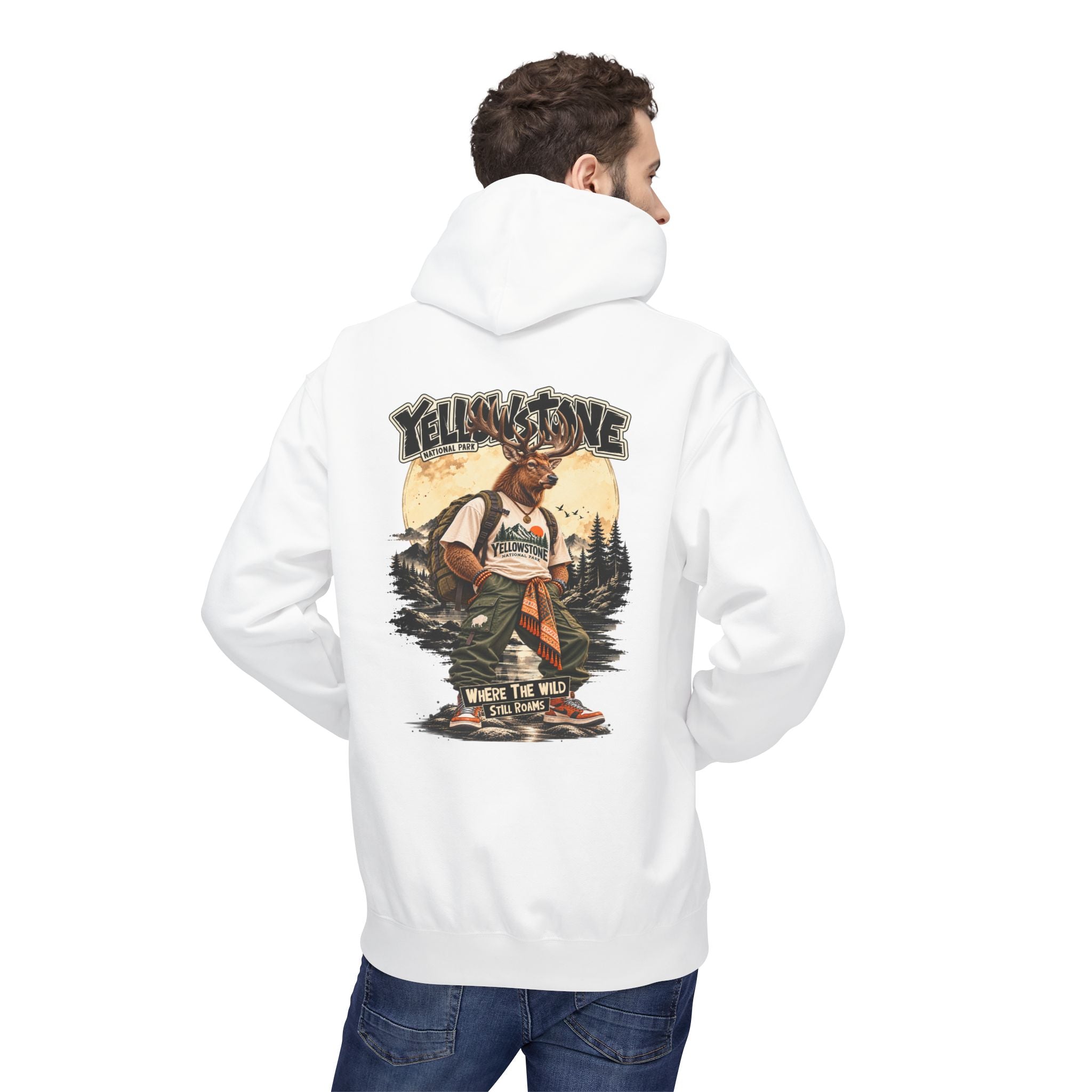 Yellowstone Elk – Where the Wild Still Roams Hoodie