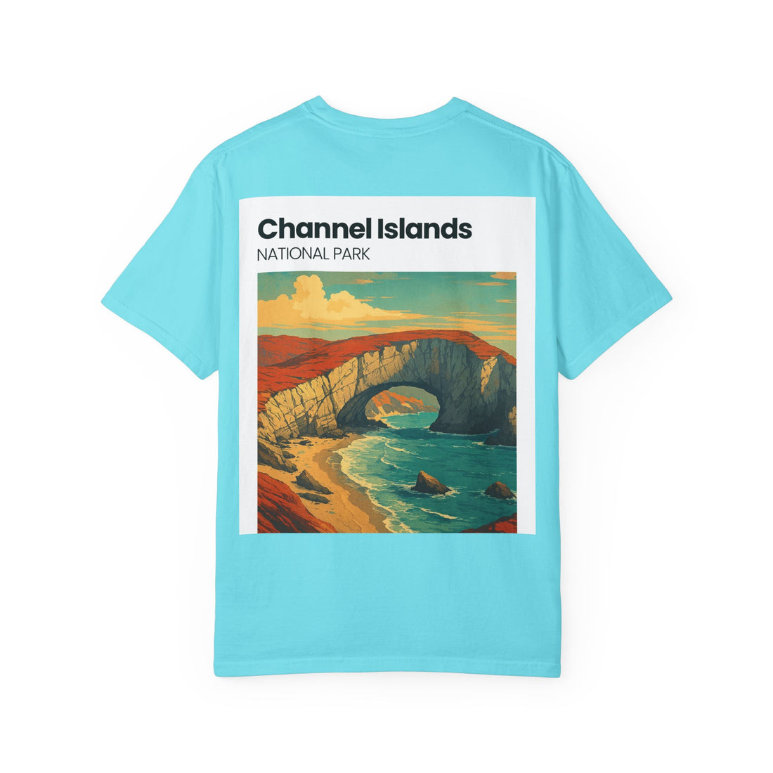Channel Islands National Park Vintage Poster T-shirt | Coastal Landscape Tee