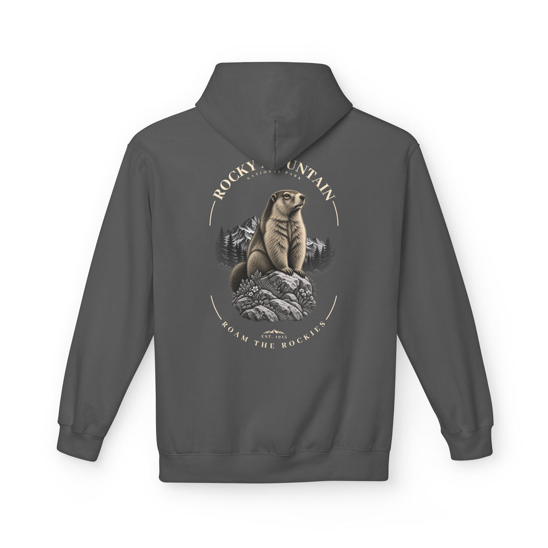 Rocky Mountain National Park Marmot Graphic Hoodie