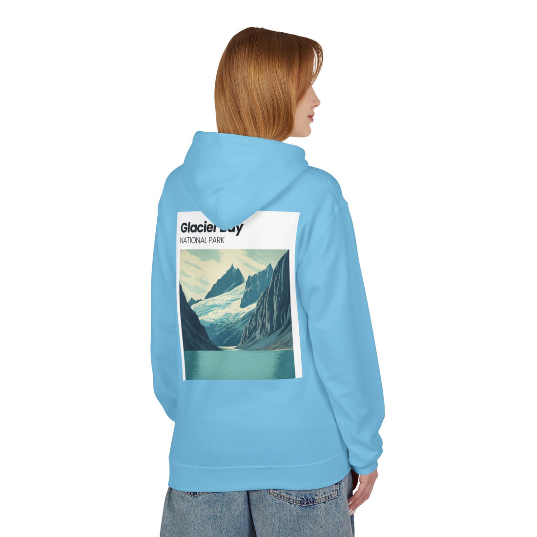 Vintage Wave Surf Patch Hoodie | Small Chest Graphic, Coastal Vibes