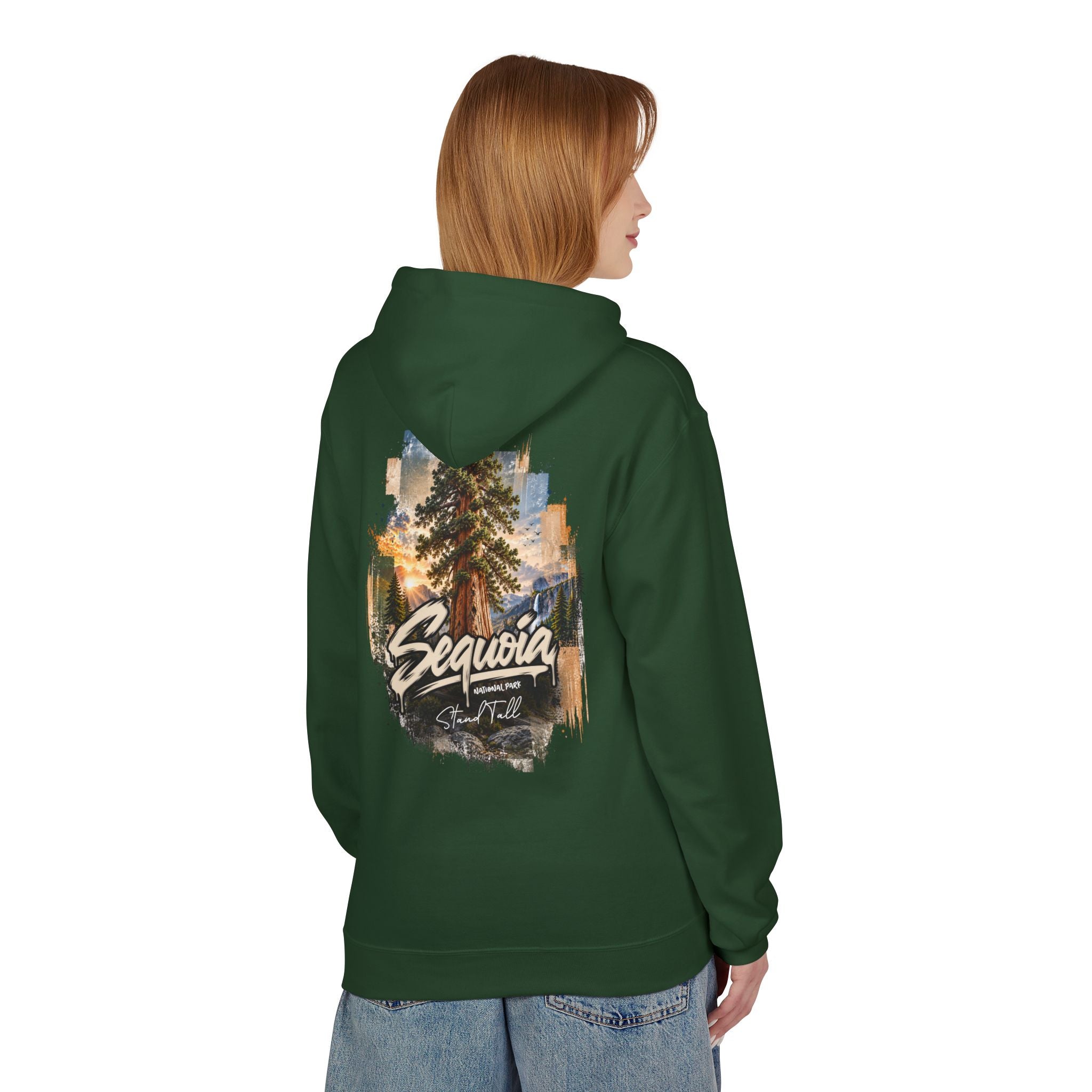 Sequoia National Park – Giant Sequoia Stand Tall Graphic Hoodie