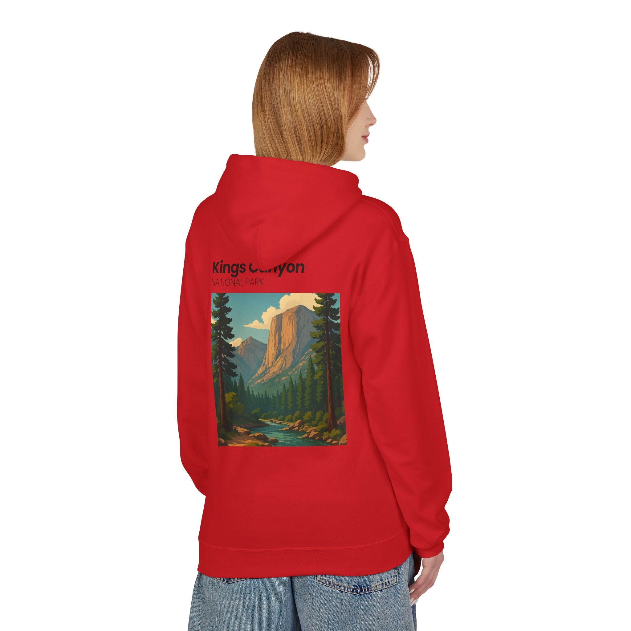 Kings Canyon National Park Hoodie | Vintage Landscape Graphic