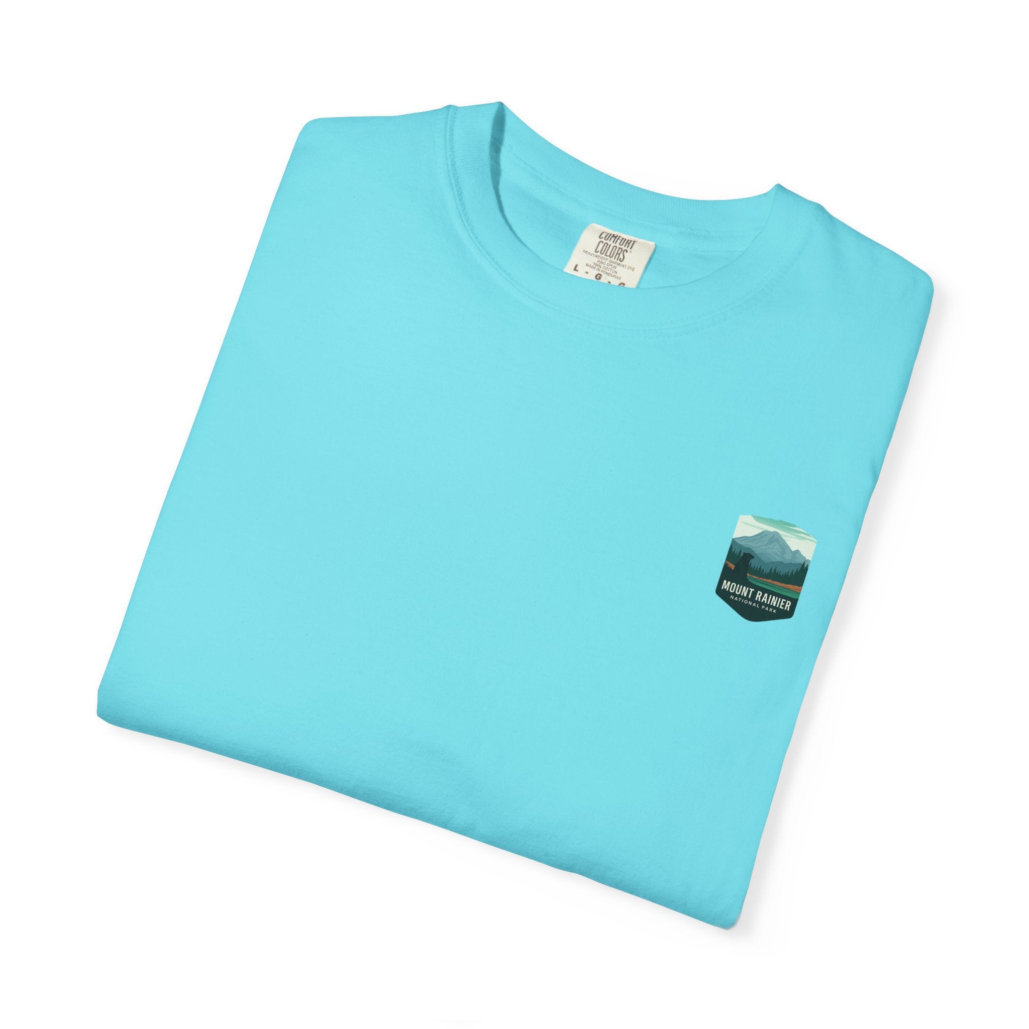 Mount Rainier National Park Poster T-Shirt | Vintage Landscape Graphic