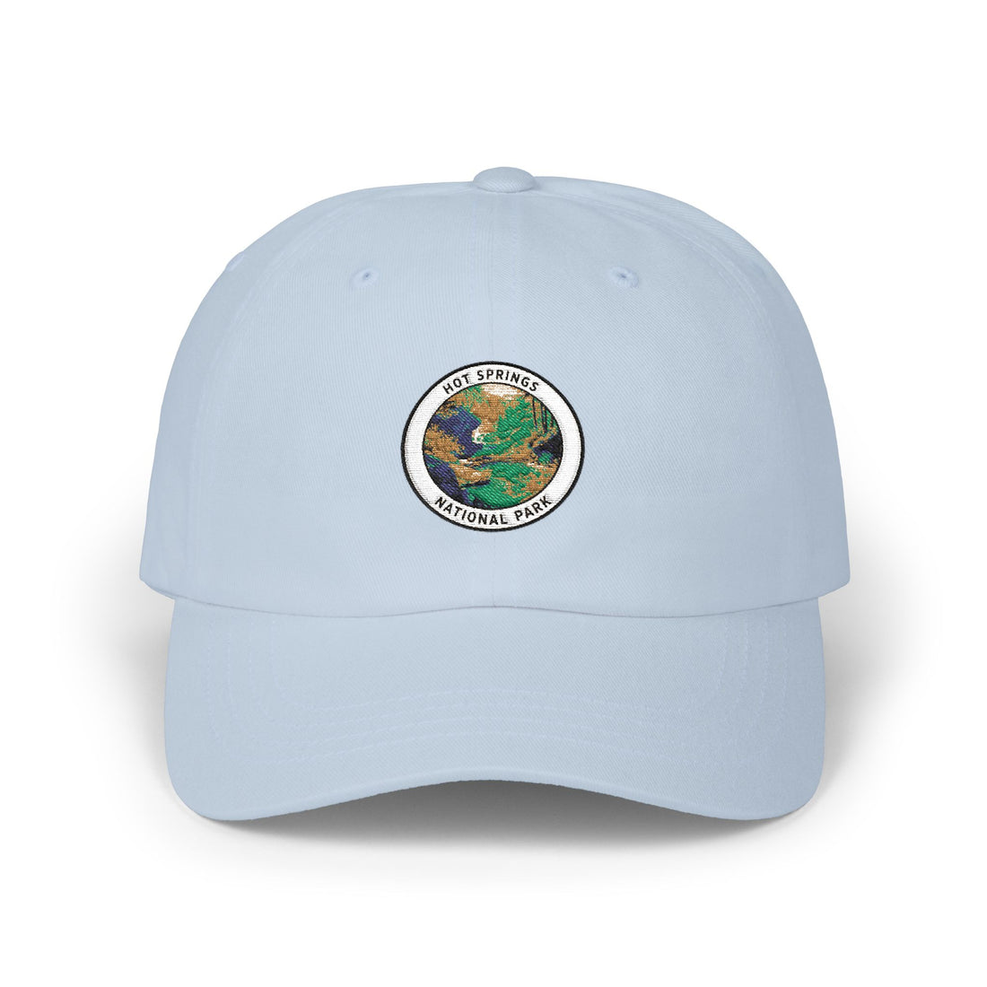 Hot Springs National Park round patch Dad Cap | Vintage National Park hat