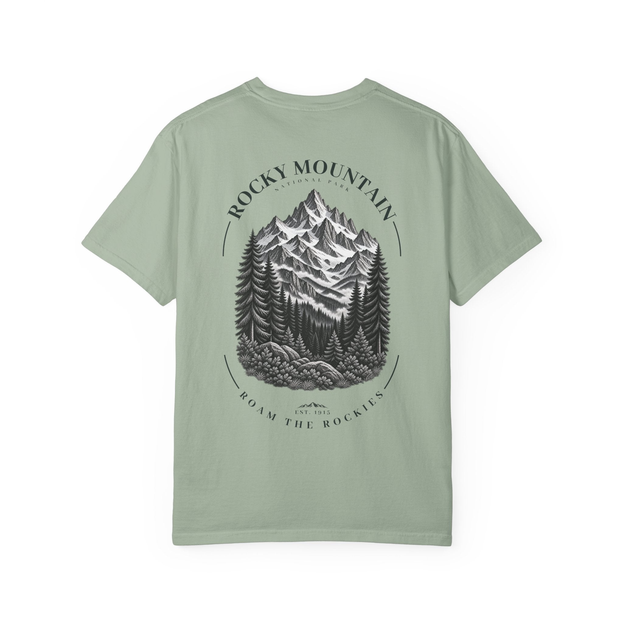 Rocky Mountain National Park Mountain Range Graphic T-Shirt