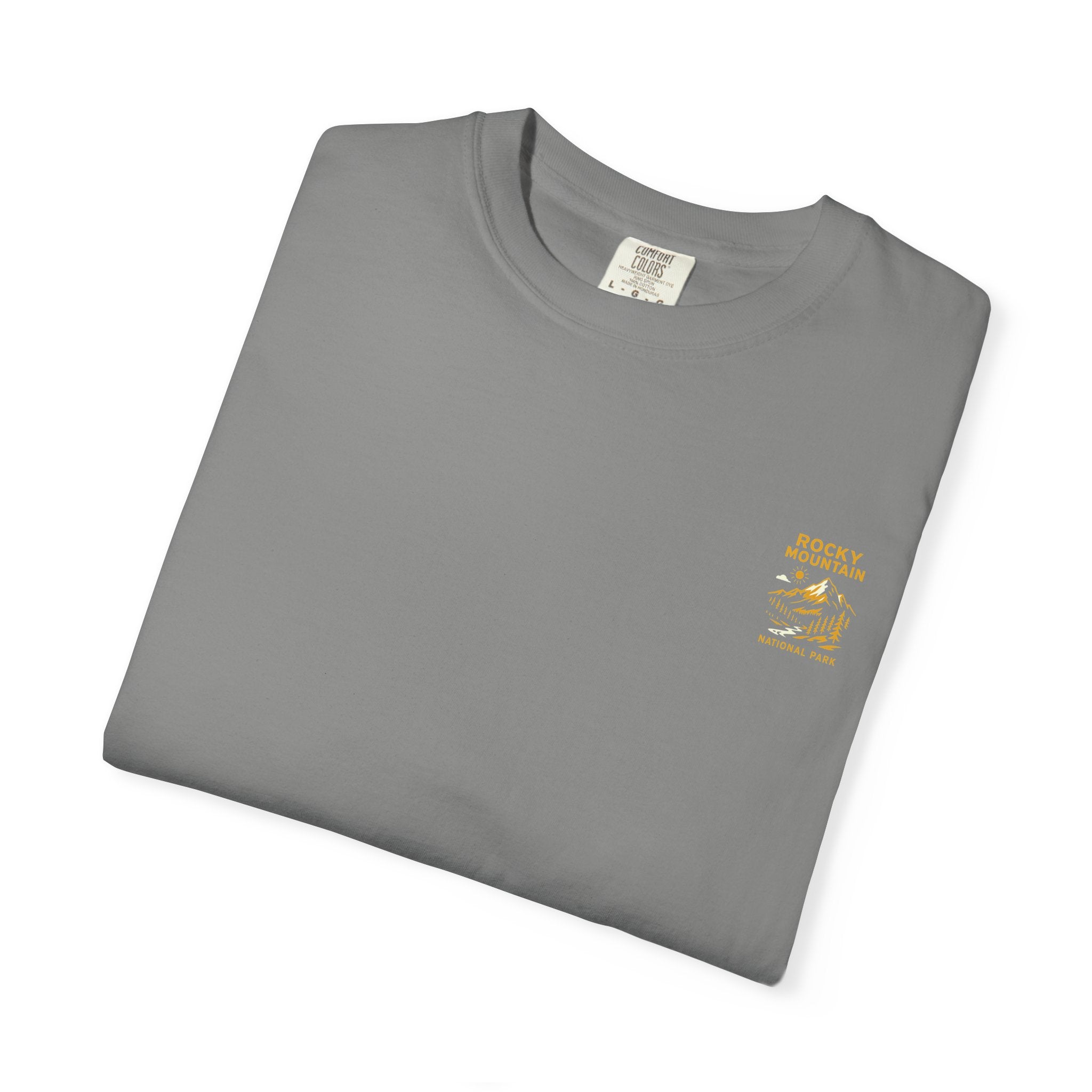 Rocky Mountain National Park Vintage Poster T-shirt | Mountain Landscape Tee