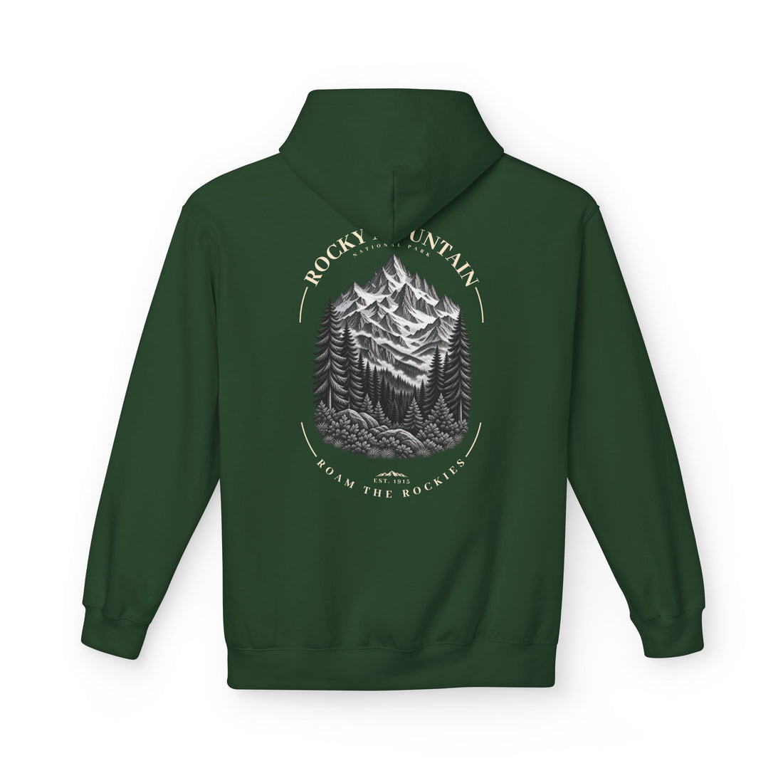Rocky Mountain National Park Mountain Range Graphic Hoodie