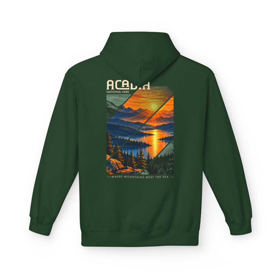 Acadia National Park Sunrise Graphic Hoodie