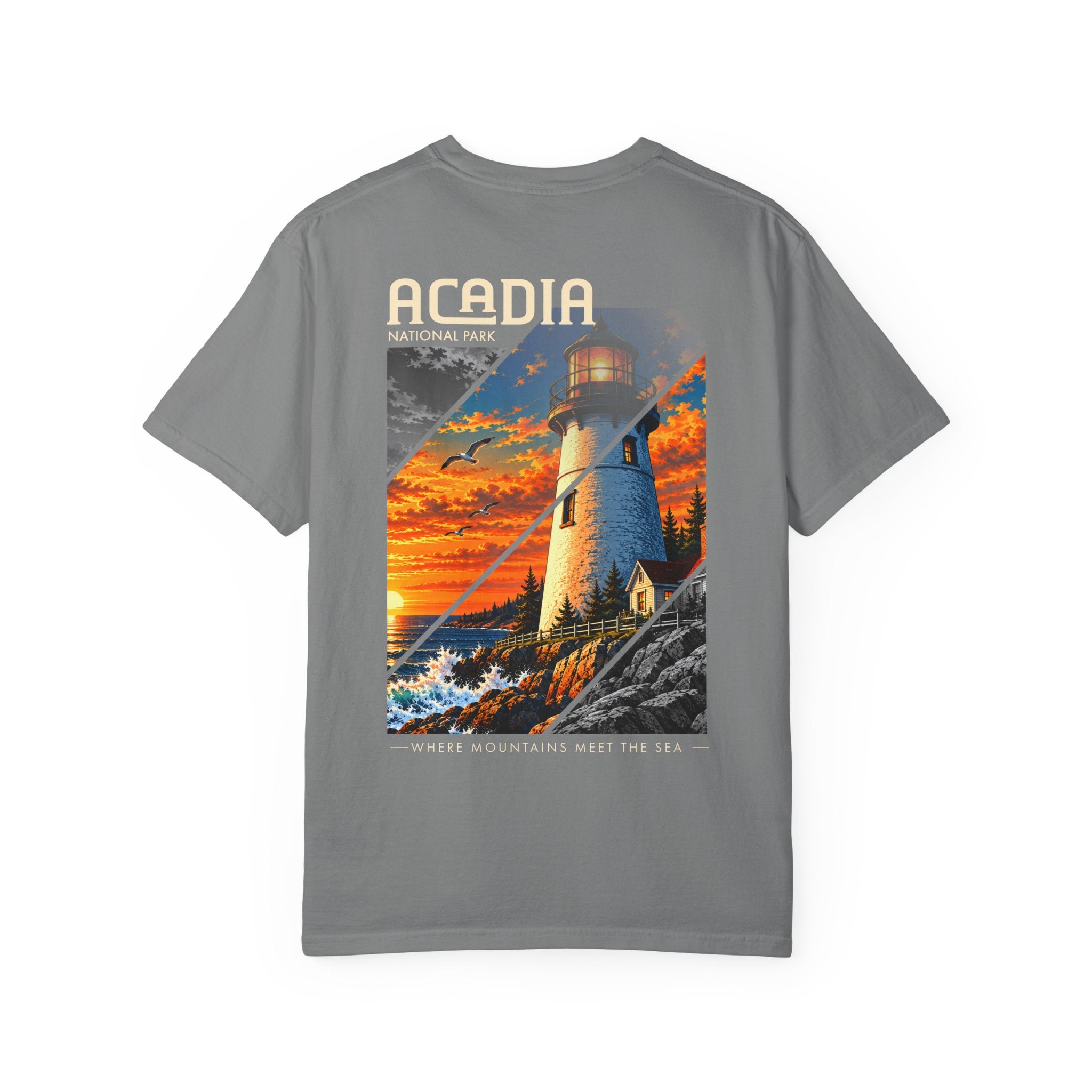 Acadia National Park Lighthouse Graphic T-Shirt