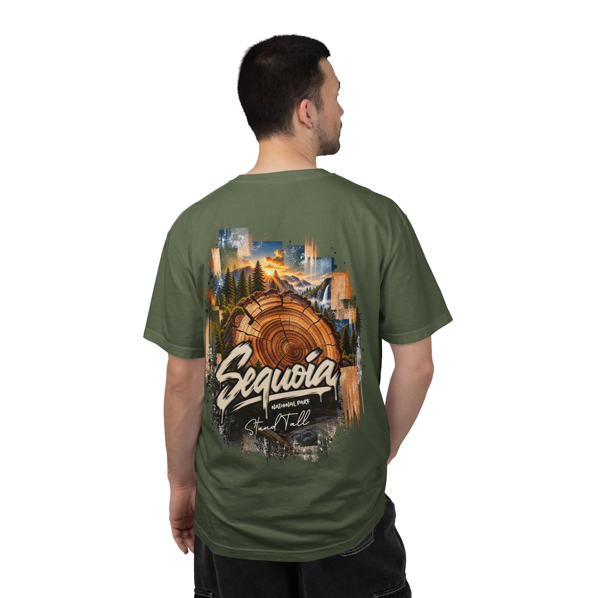 Sequoia National Park – Tree Rings Stand Tall Graphic T-Shirt