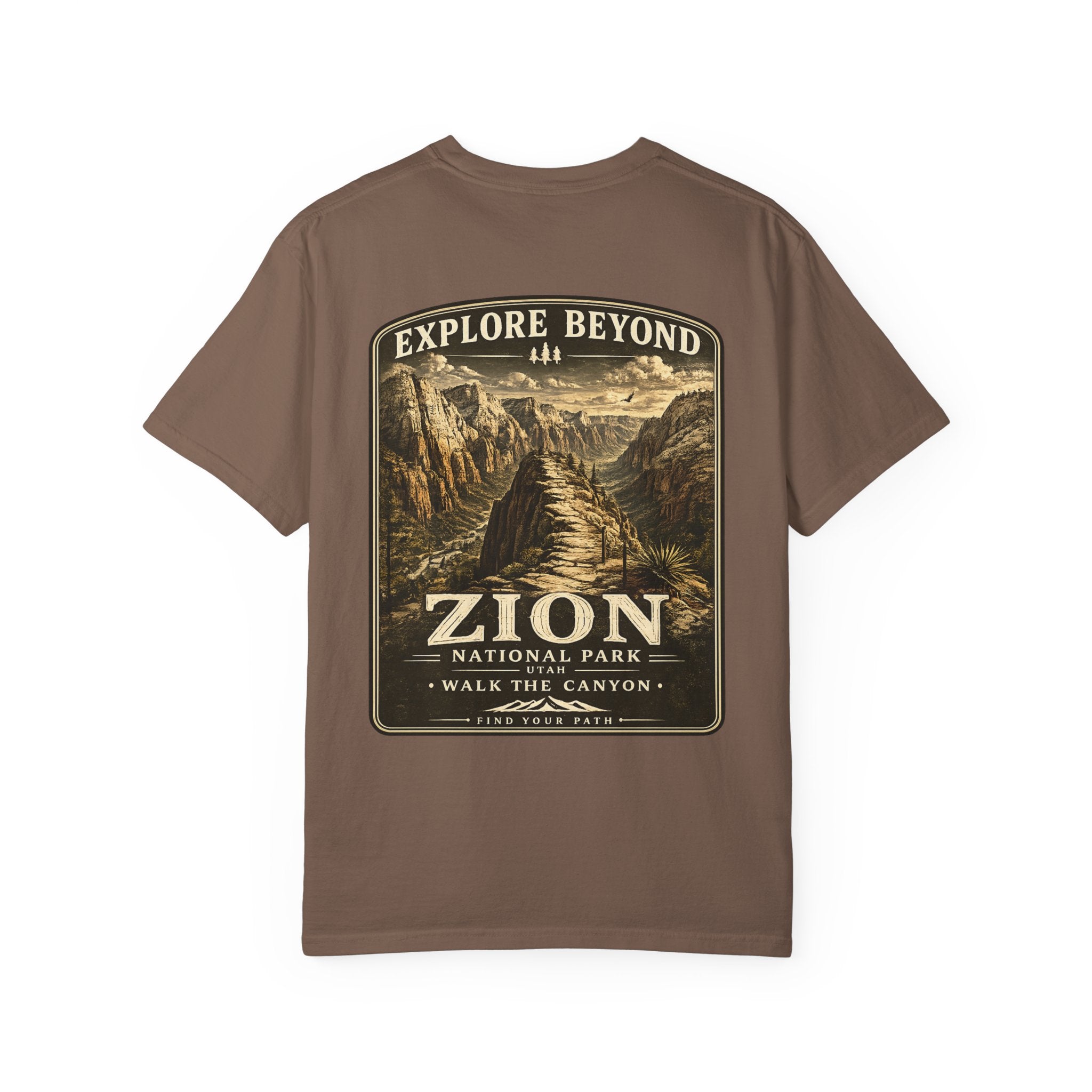 Angels Landing Zion National Park Vintage Graphic T-Shirt1