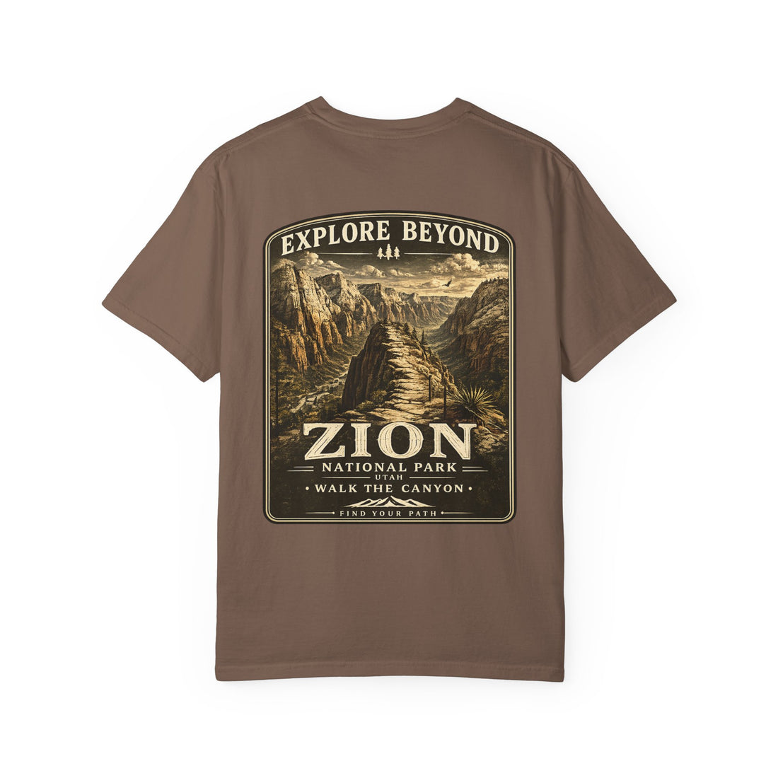 Angels Landing Zion National Park Vintage Graphic T-Shirt1